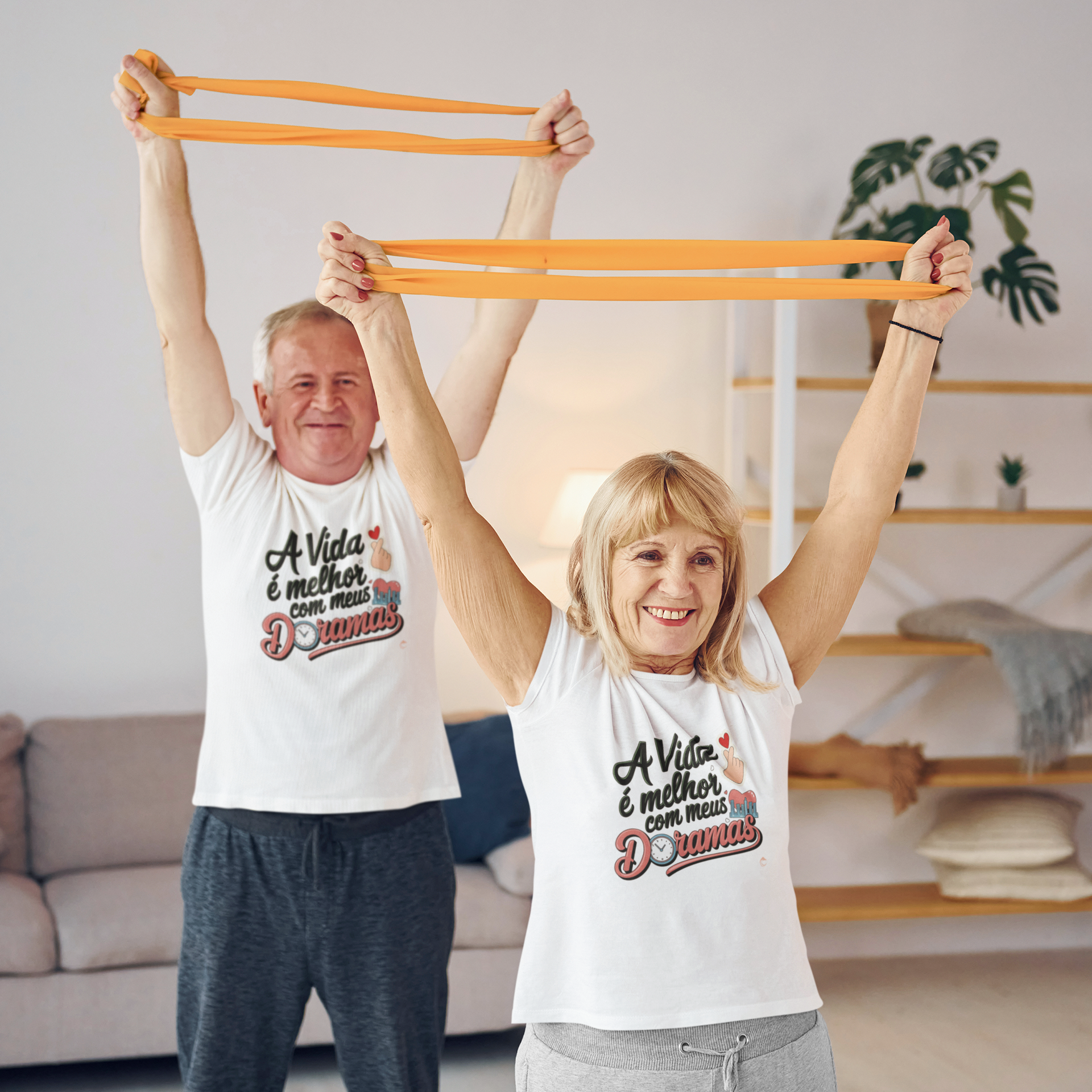 Camiseta Unisssex | A Vida É Melhor Com Meus Doramas