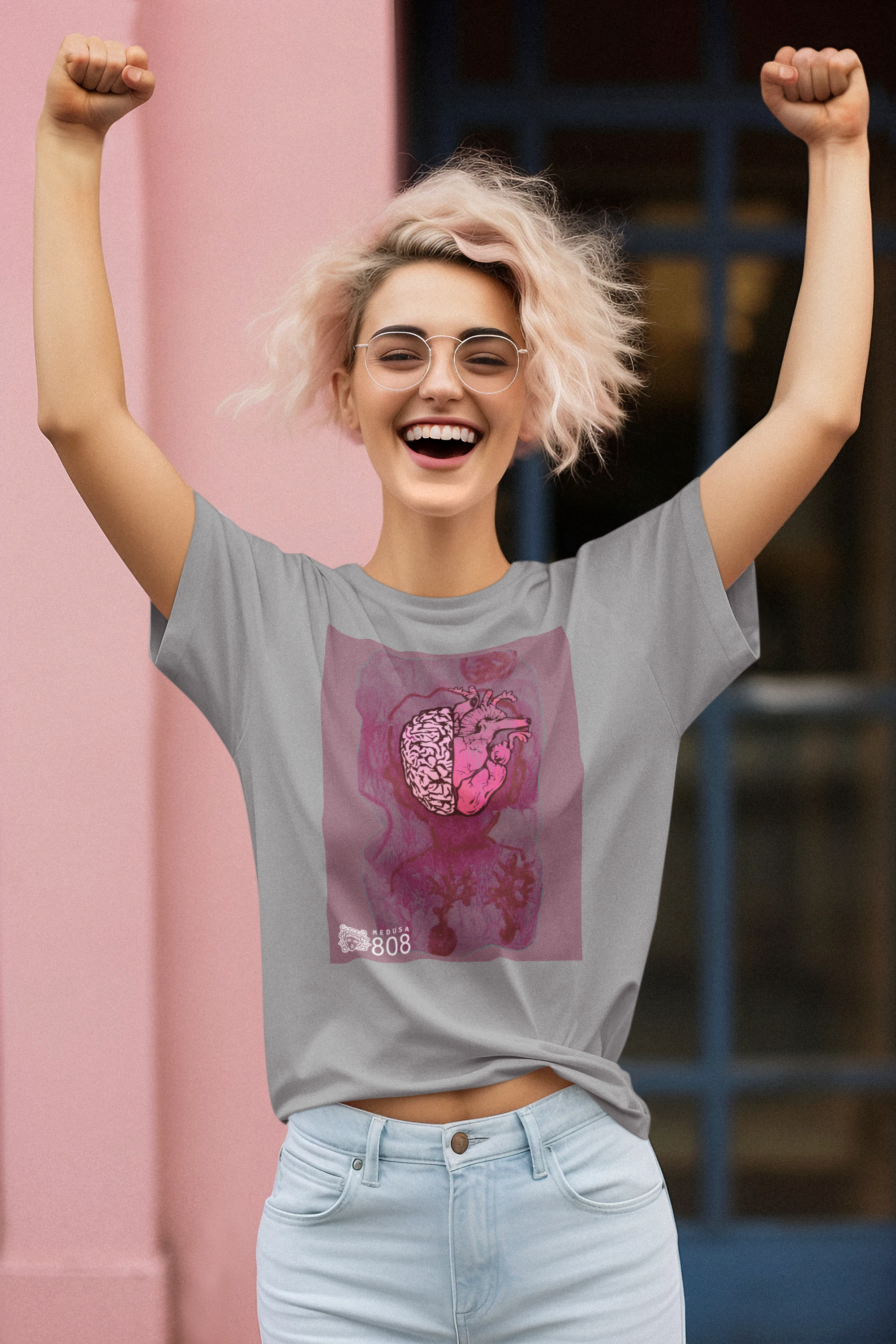 Camiseta - Coleção Monotipia - Cabeça