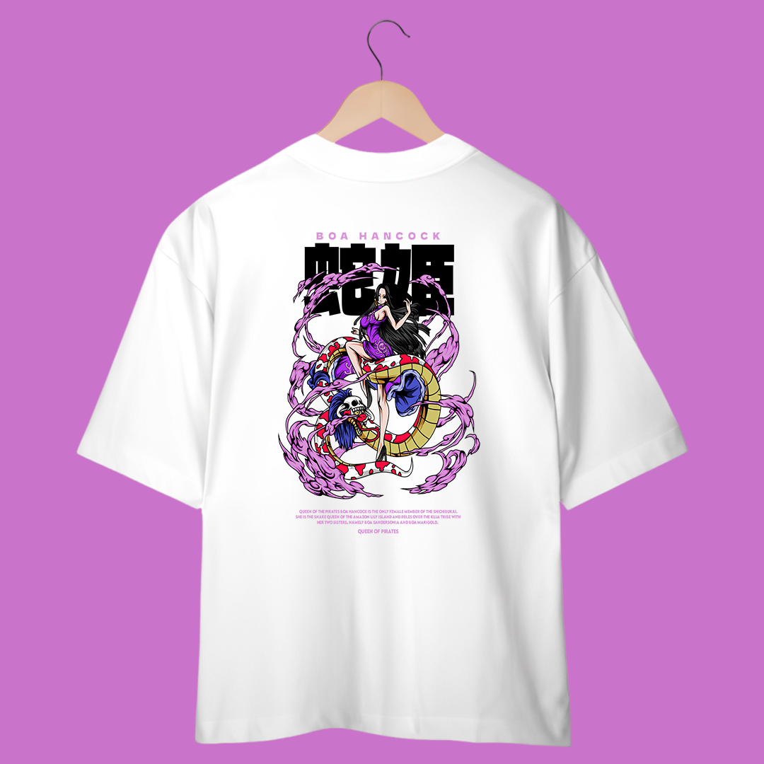 Camiseta Oversized Camiseta Oversized - One Piece - Boa Hancock R