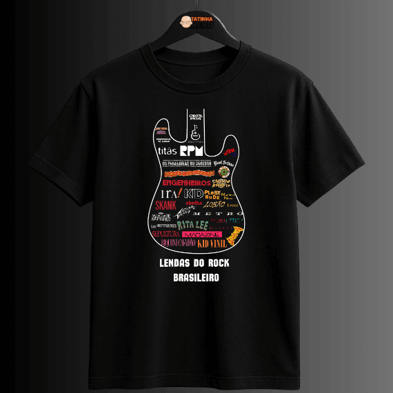 Nome do produto: Camiseta rock nacional