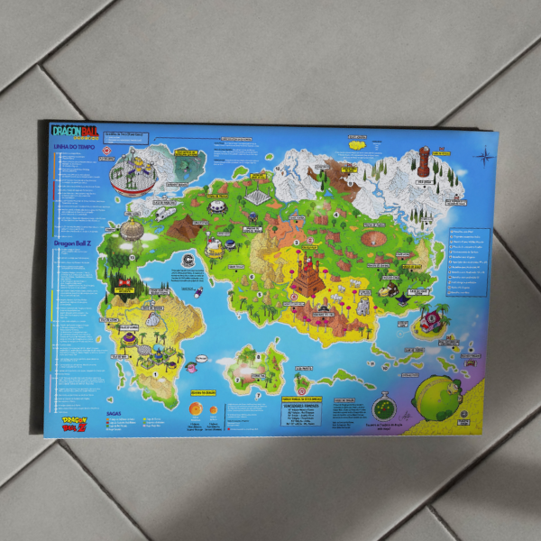 PÔSTER MAPA MUNDO INTERATIVO [100% EM PORTUGUÊS]