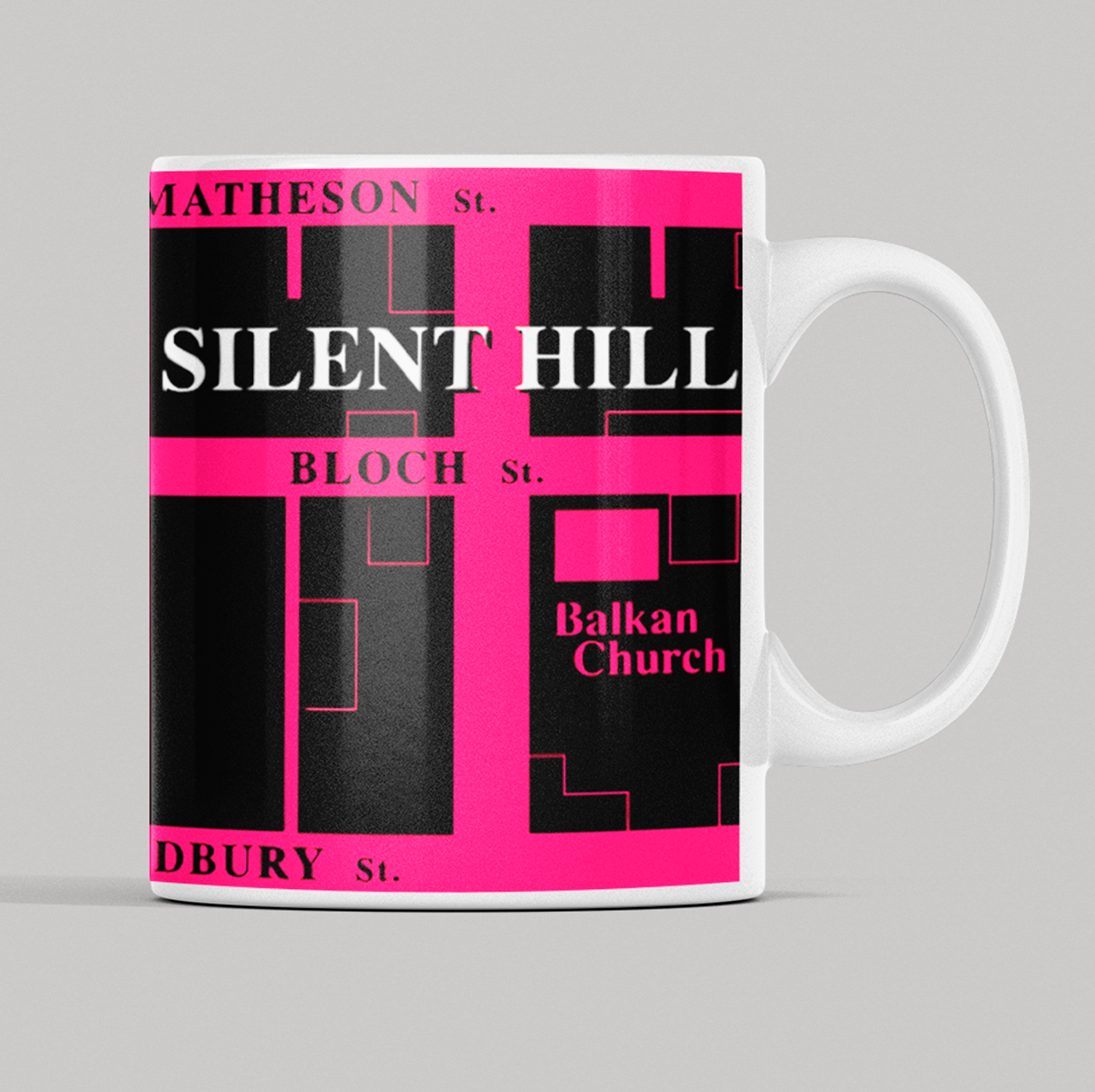 Caneca 325 ml - Mapa de Silent Hill