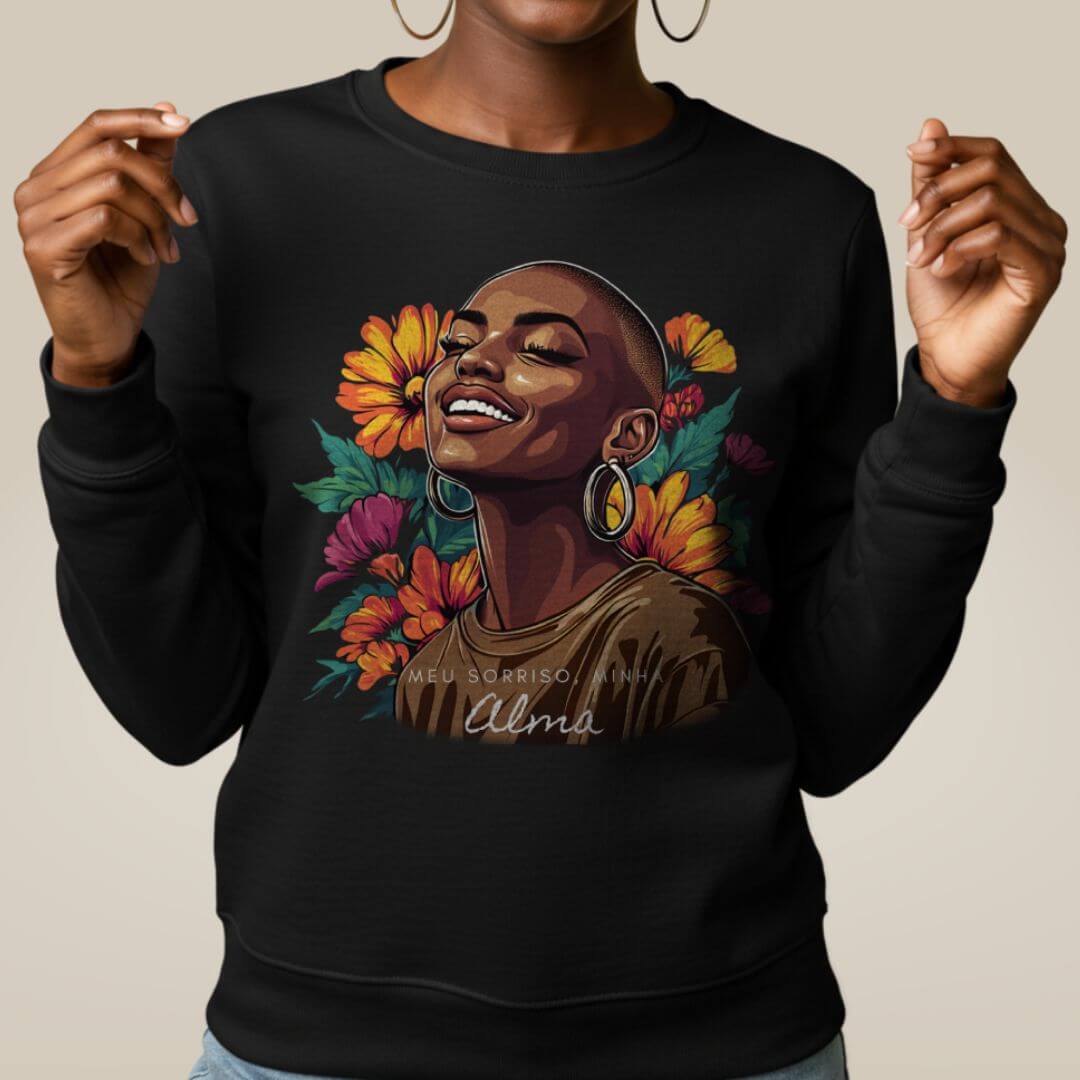 Moletom Preta Perfeita - Alma