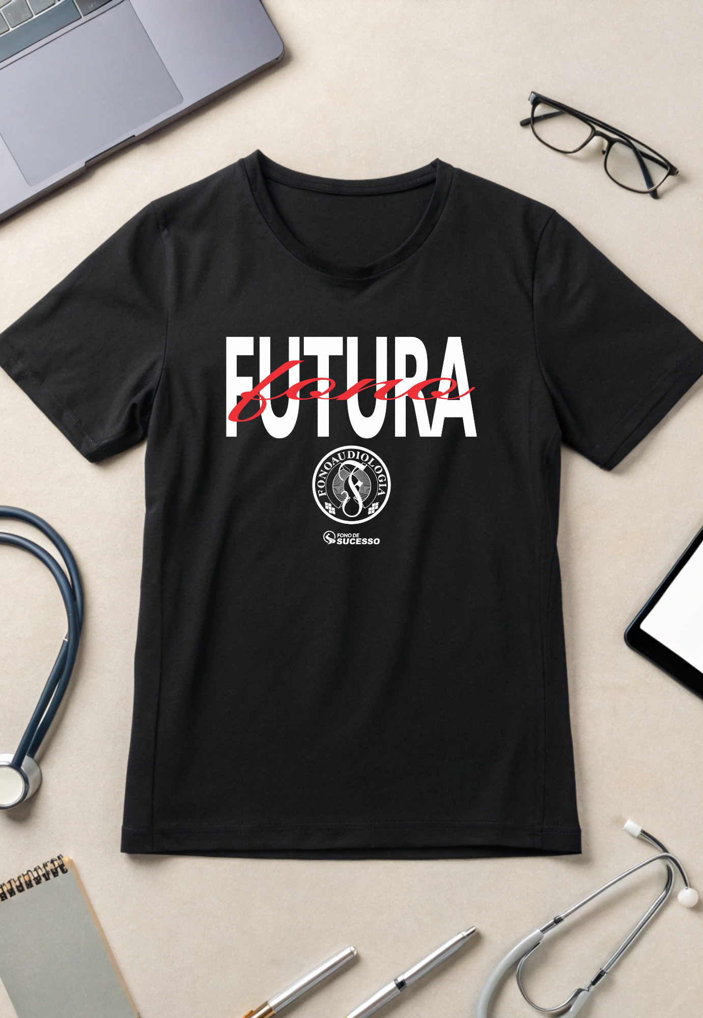 Camiseta FUTURA FONO - Cores - Unissex