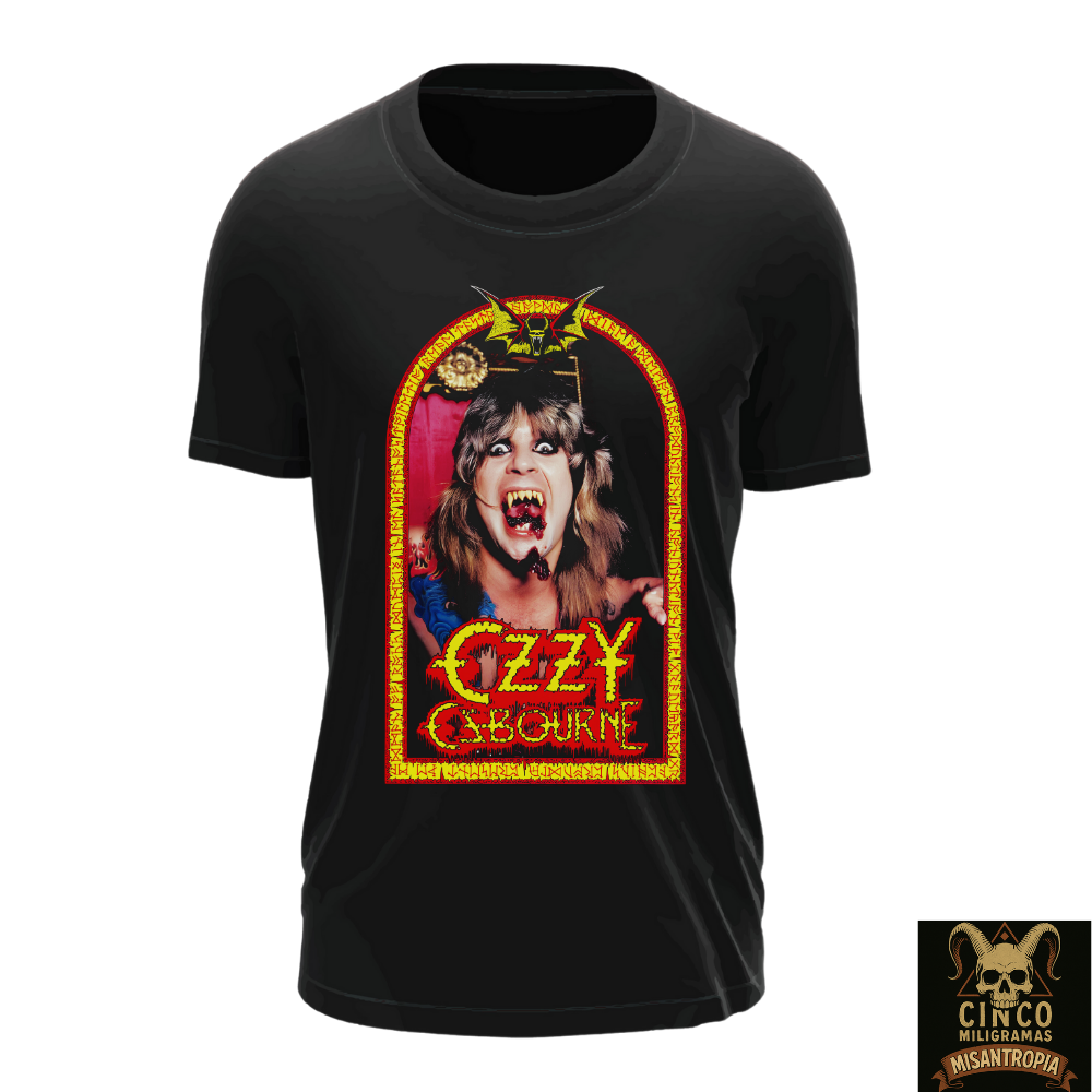 Ozzy Osbourne Camiseta – Speak of the Devil: O Príncipe das Trevas em Carne Crua