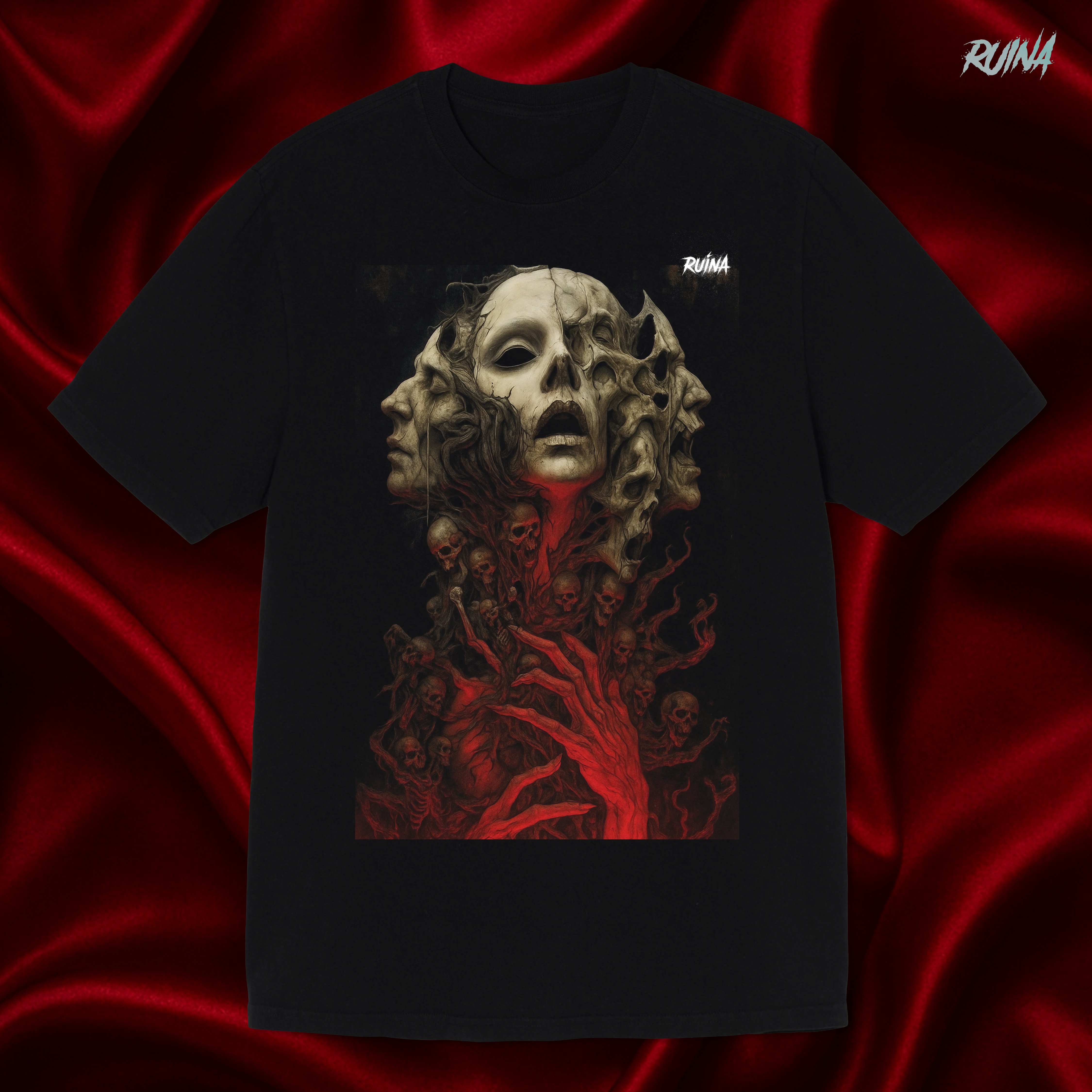 Nome do produto: Camiseta Oversized — “O Banquete das Almas”
