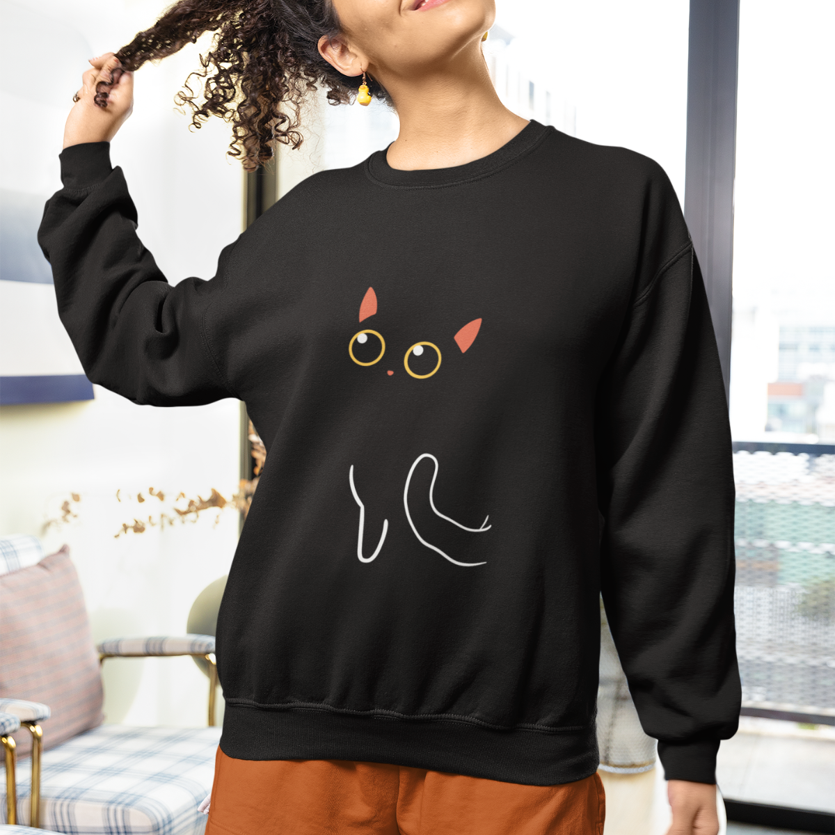 Moletom Blusão Gato