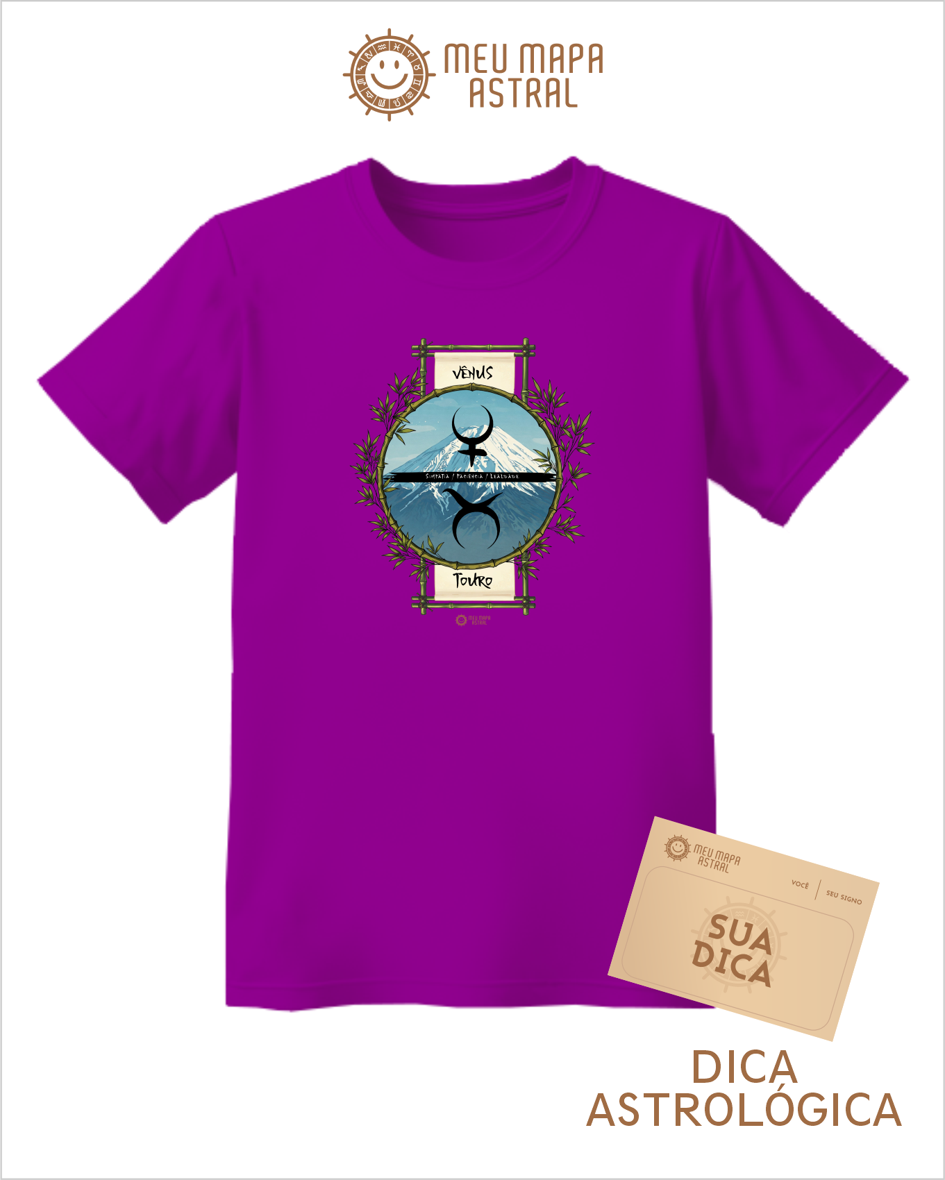 Camiseta Touro/Vênus Ilustrada