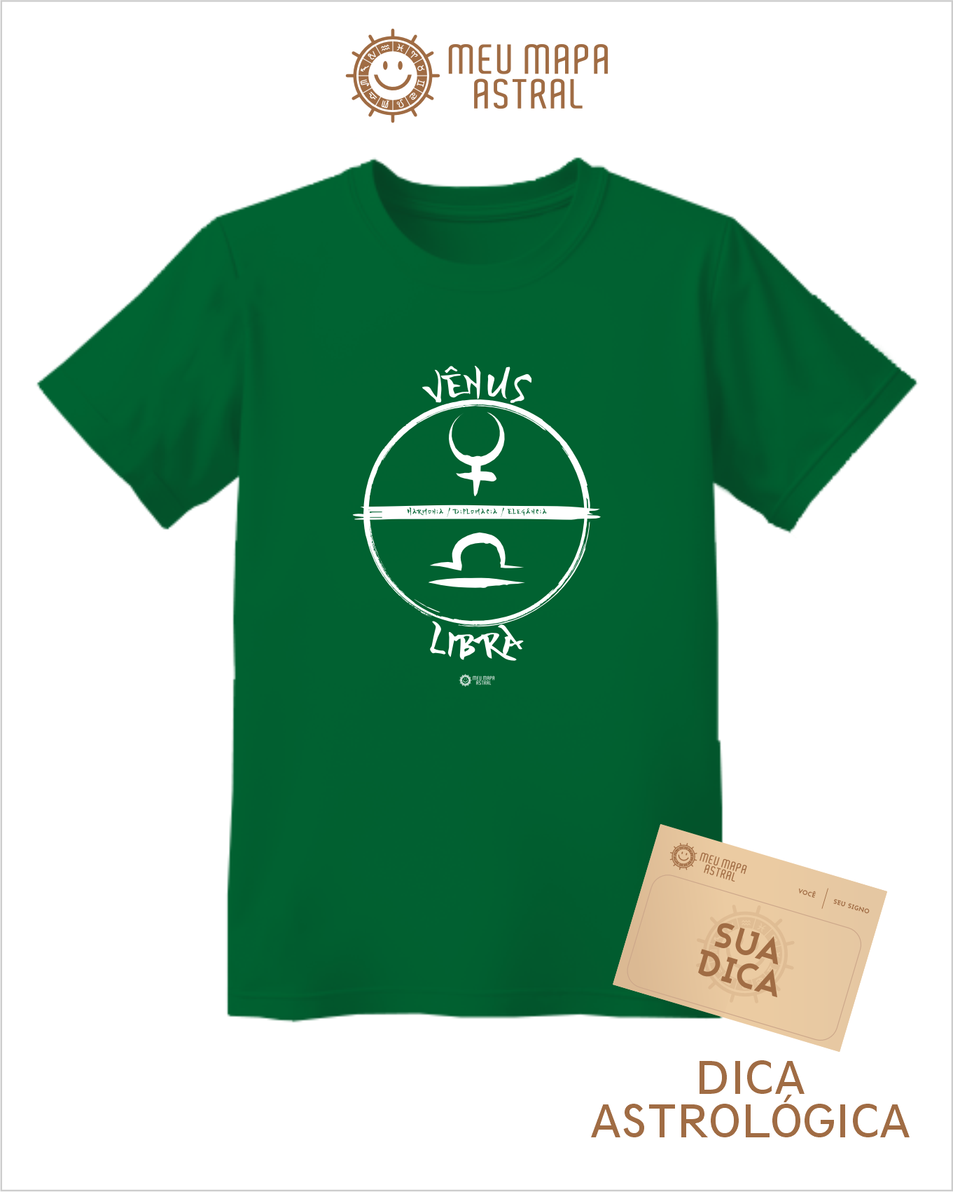 Camiseta Libra/Vênus Gráfica