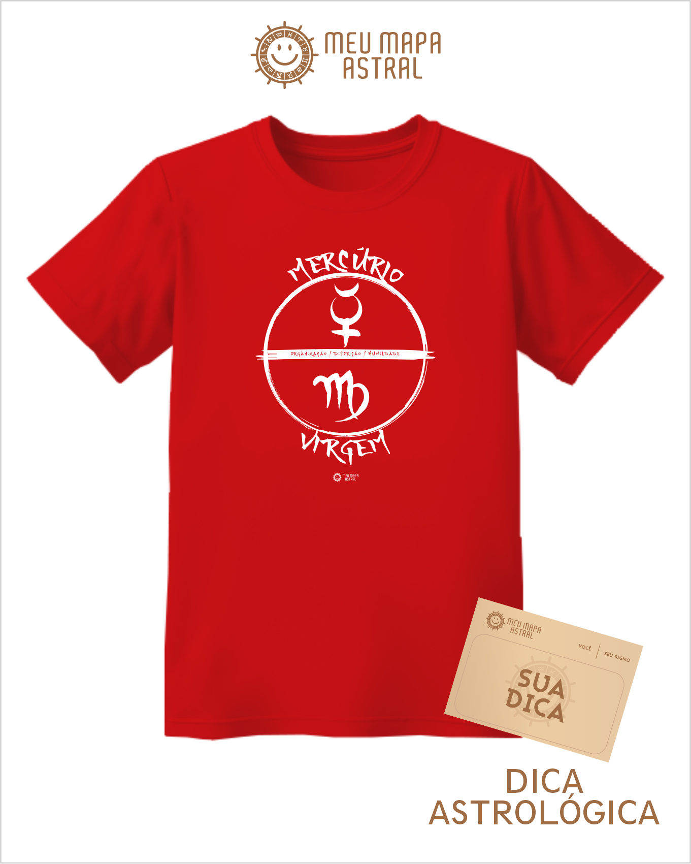 Camiseta Virgem/Mercúrio Gráfica