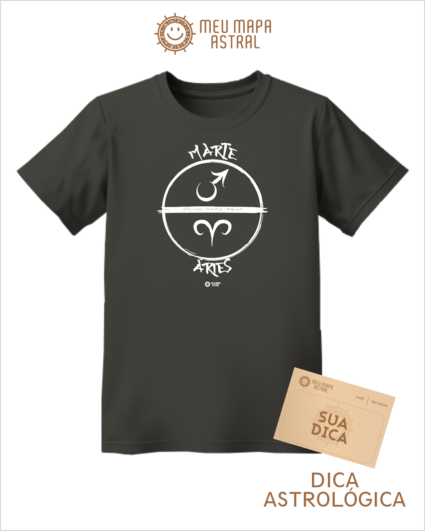 Camiseta Áries/Marte Gráfica
