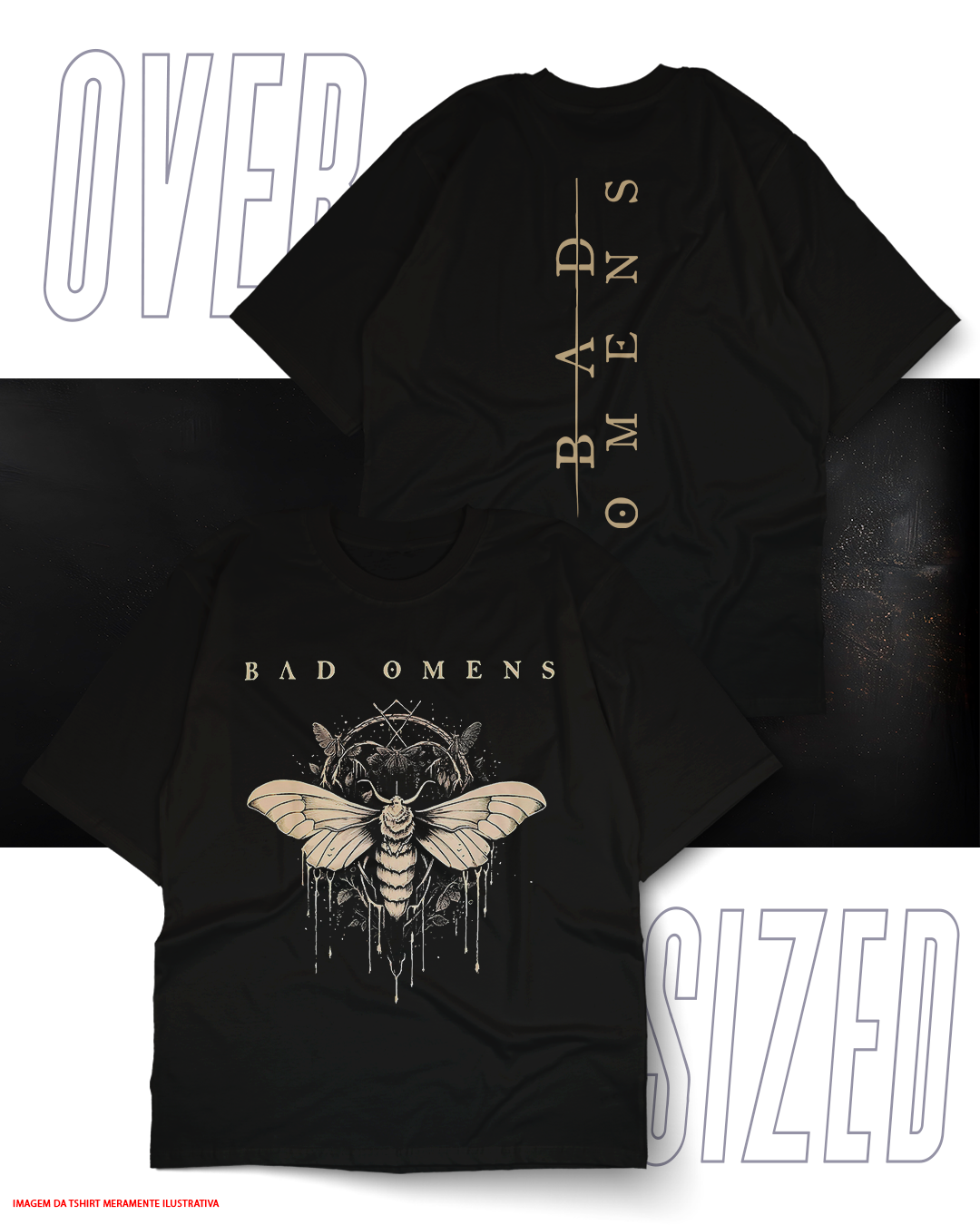 Oversized Unissex - Bad Omens