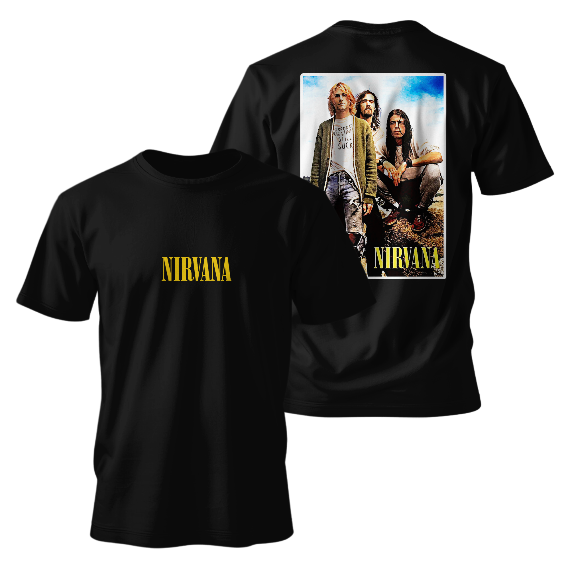 Camiseta Premium - Nirvana