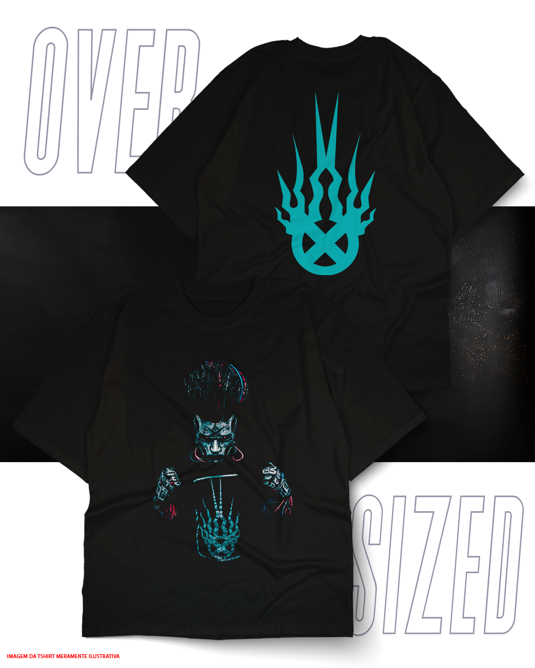 Oversized Unissex - Static-X