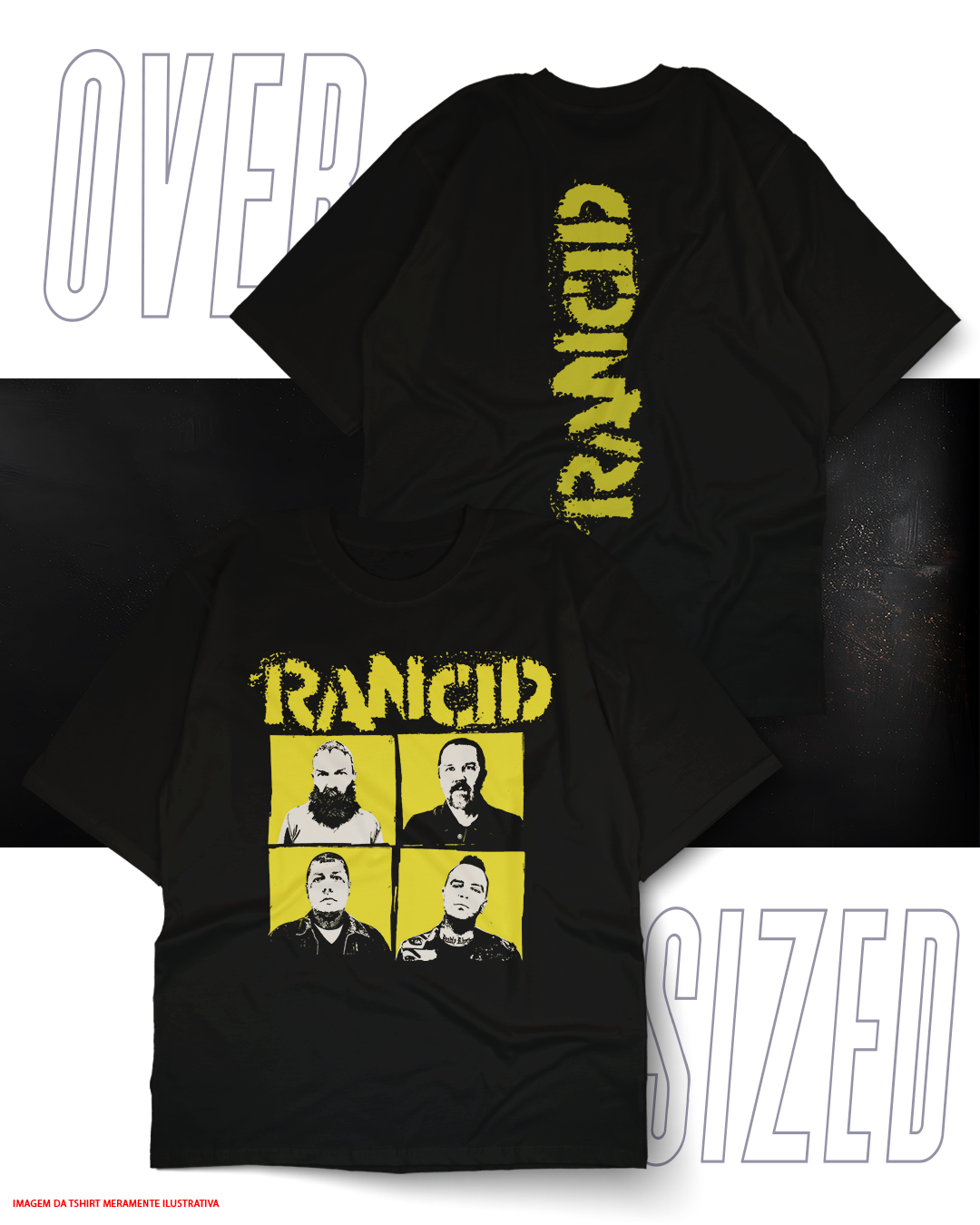 Oversized Unissex - Rancid