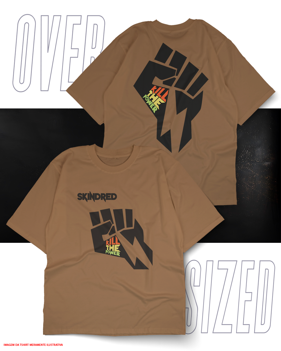 Oversized Unissex - Skindread