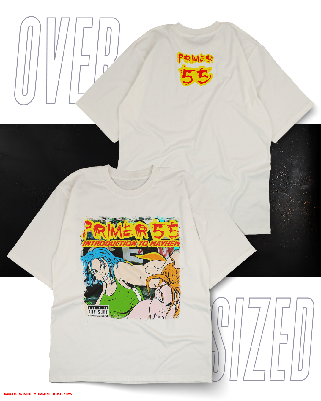 Oversized Unissex - Primer 55