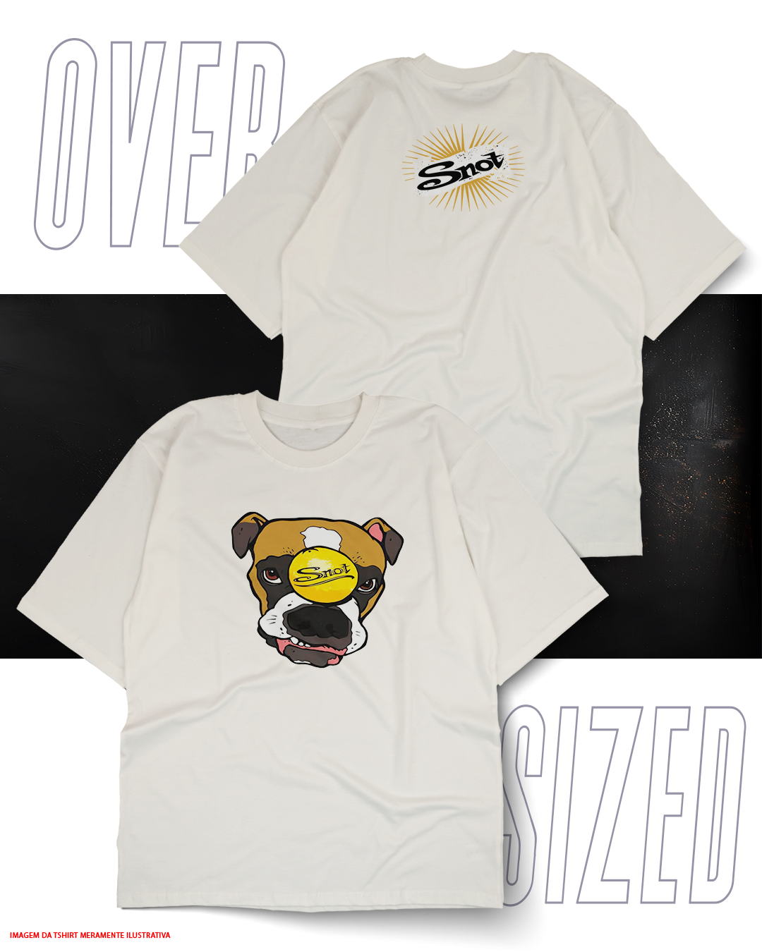 Oversized Unissex - Snot