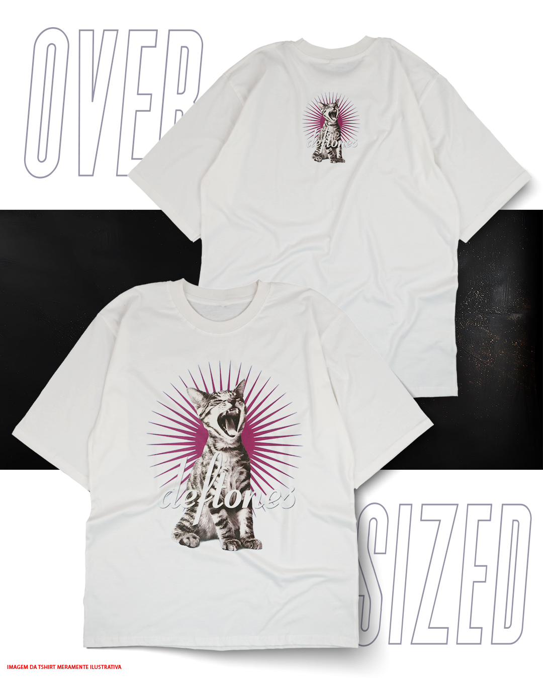 Oversized Unissex - Deftones