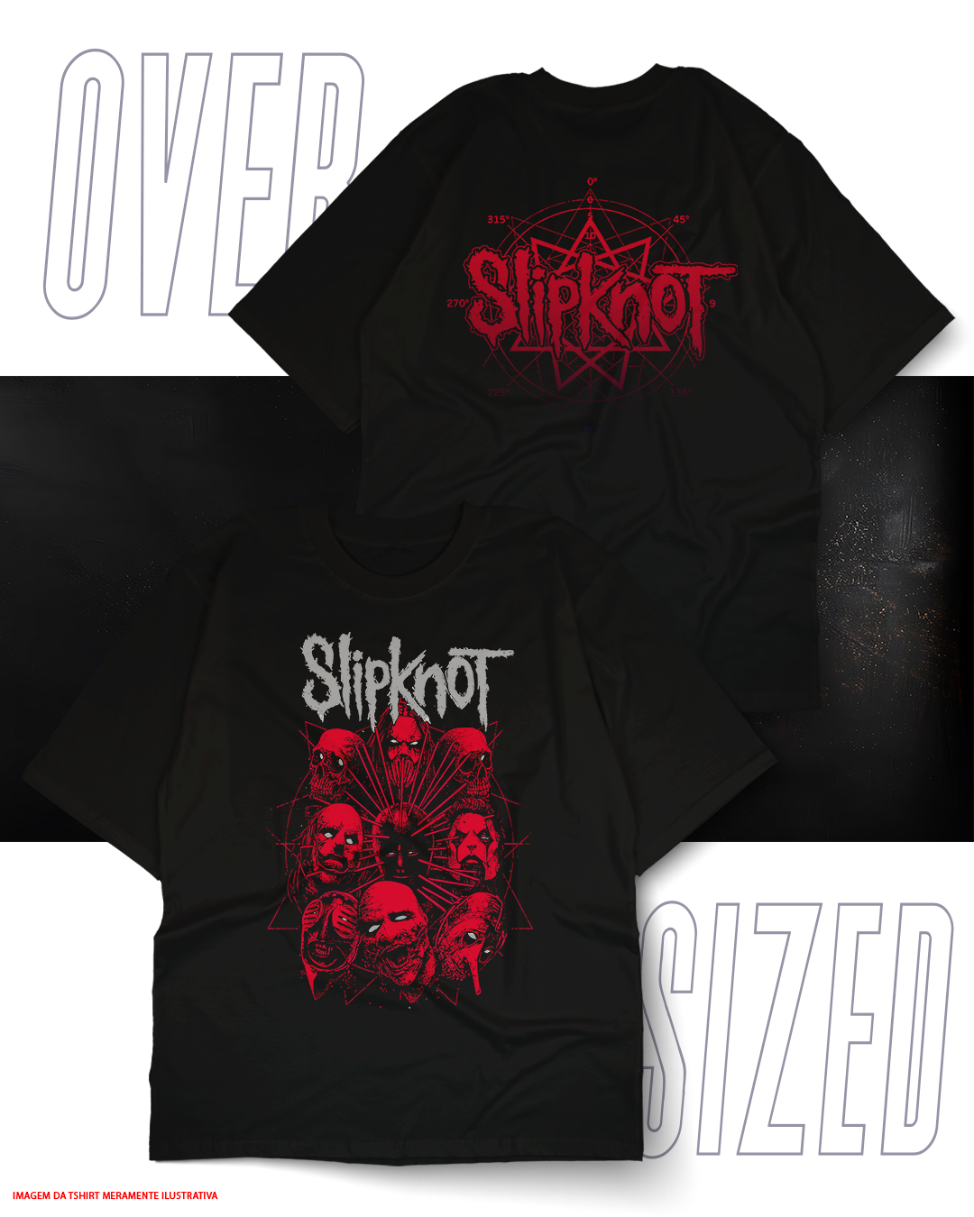 Oversized Unissex - Slipknot