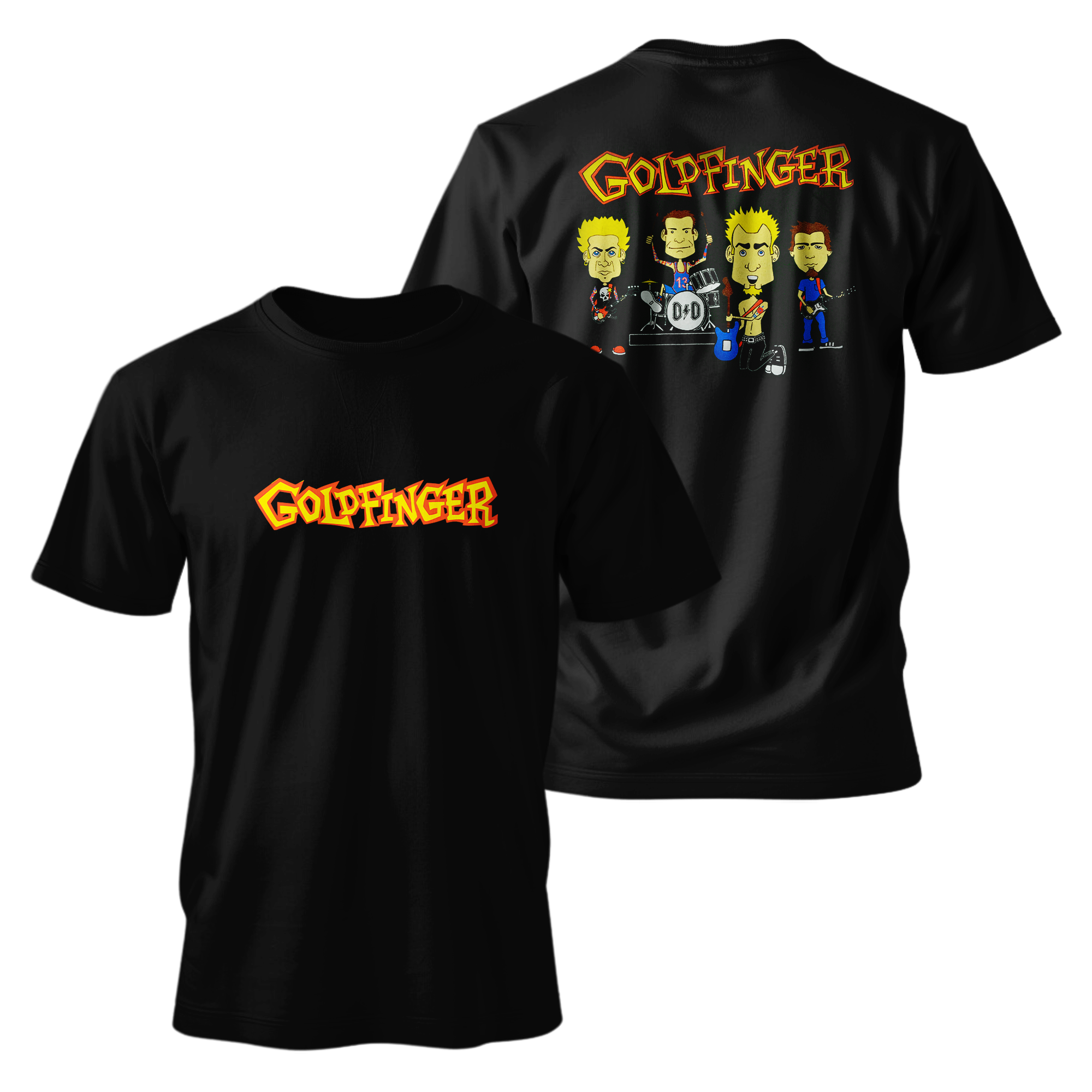 Camiseta Premium - Gold Finger