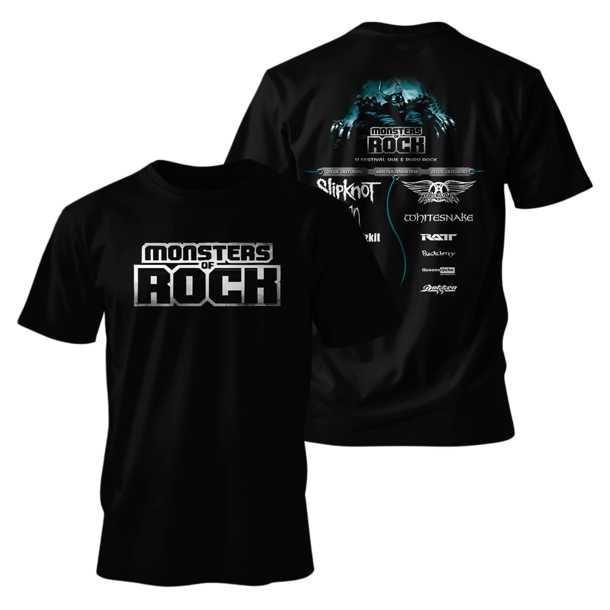 Camiseta Premium - Monsters of Rock