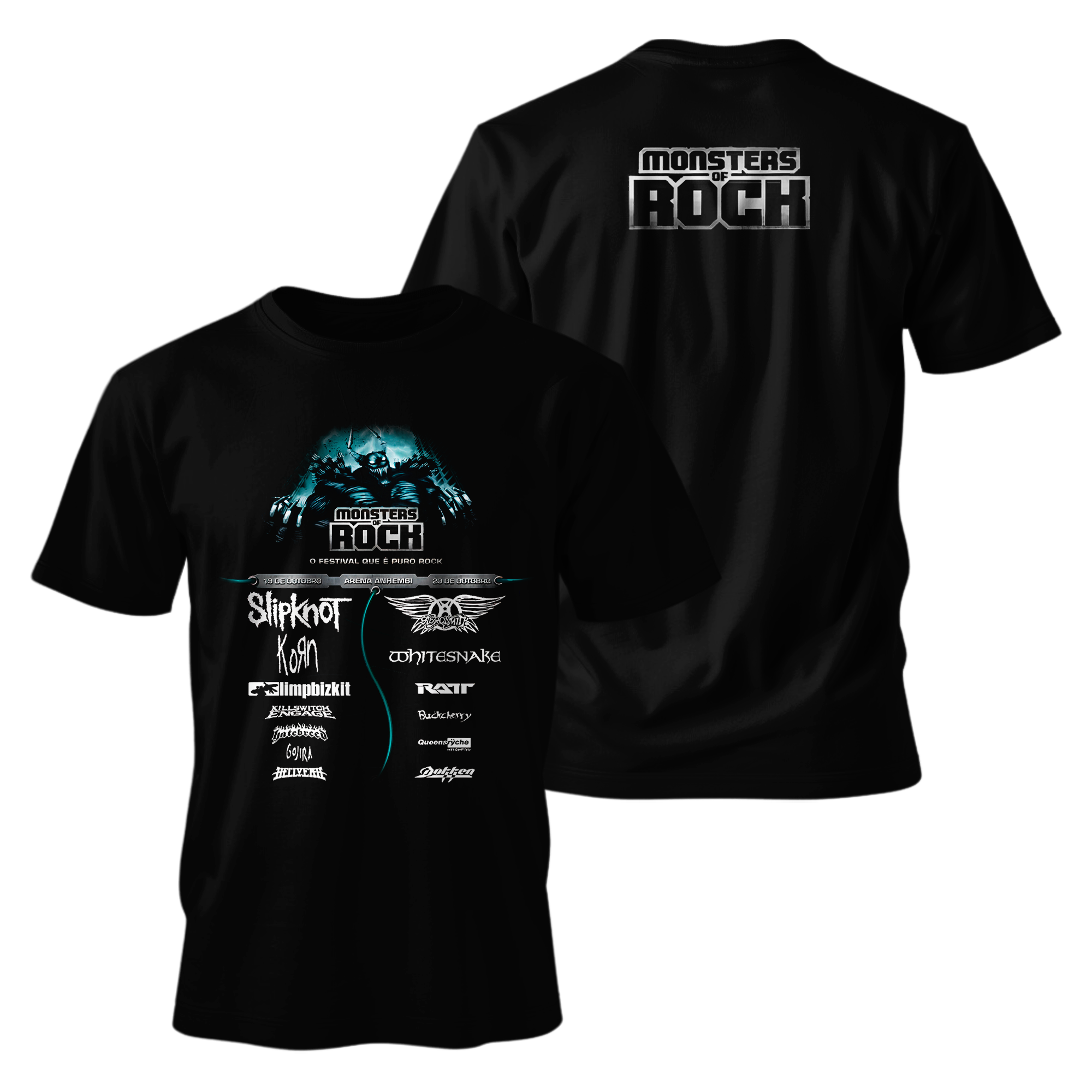 Camiseta Premium - Monsters of Rock