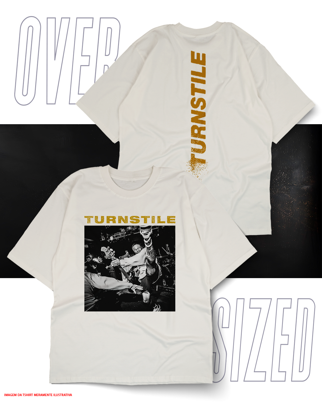 Oversized Unissex - Turnstile