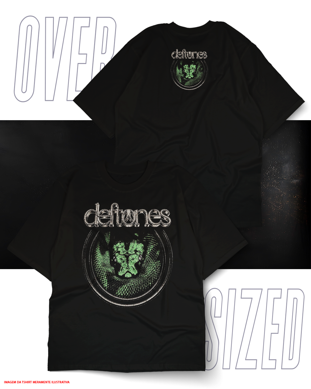 Oversized Unissex - Deftones - Private Music