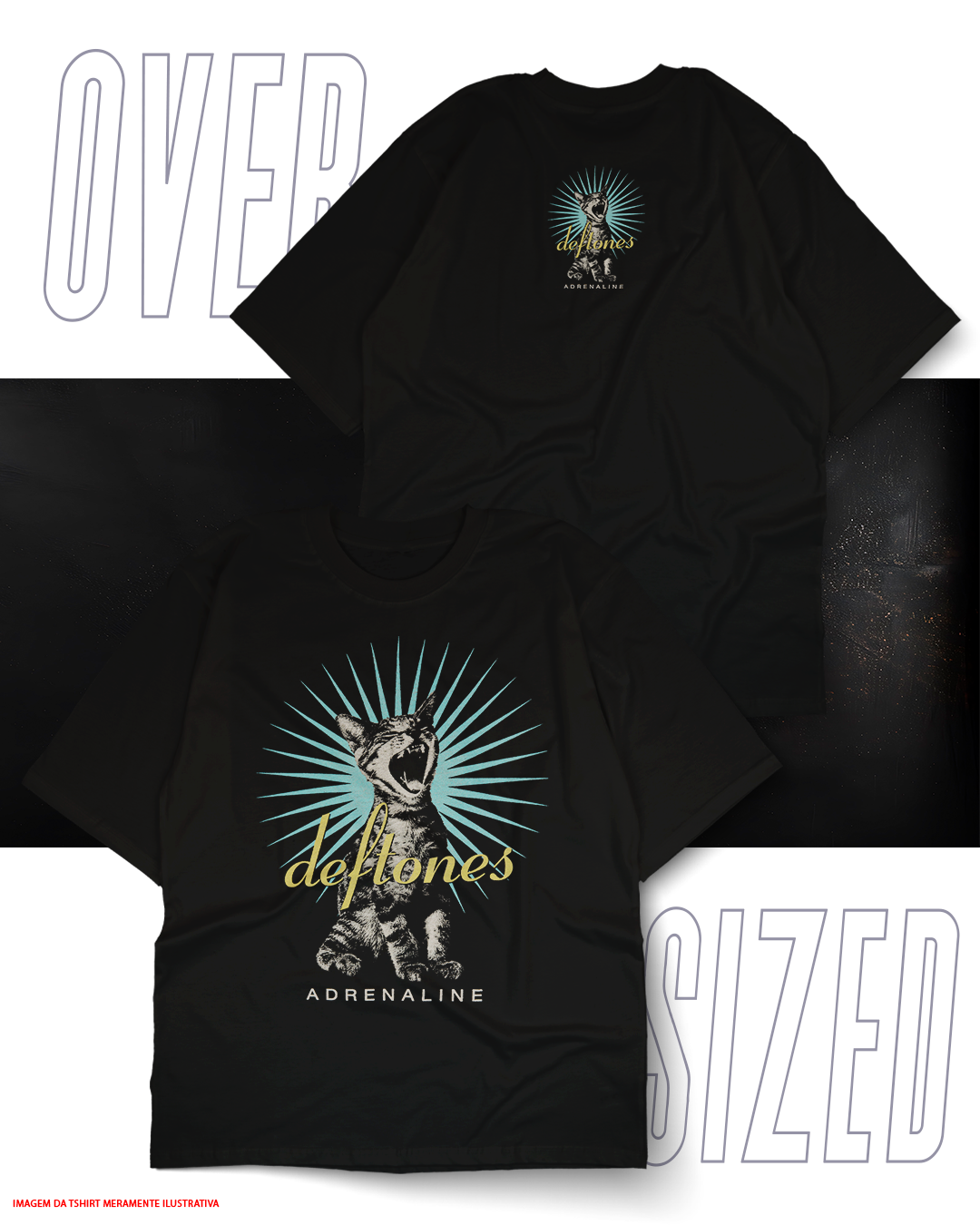 Oversized Unissex - Deftones