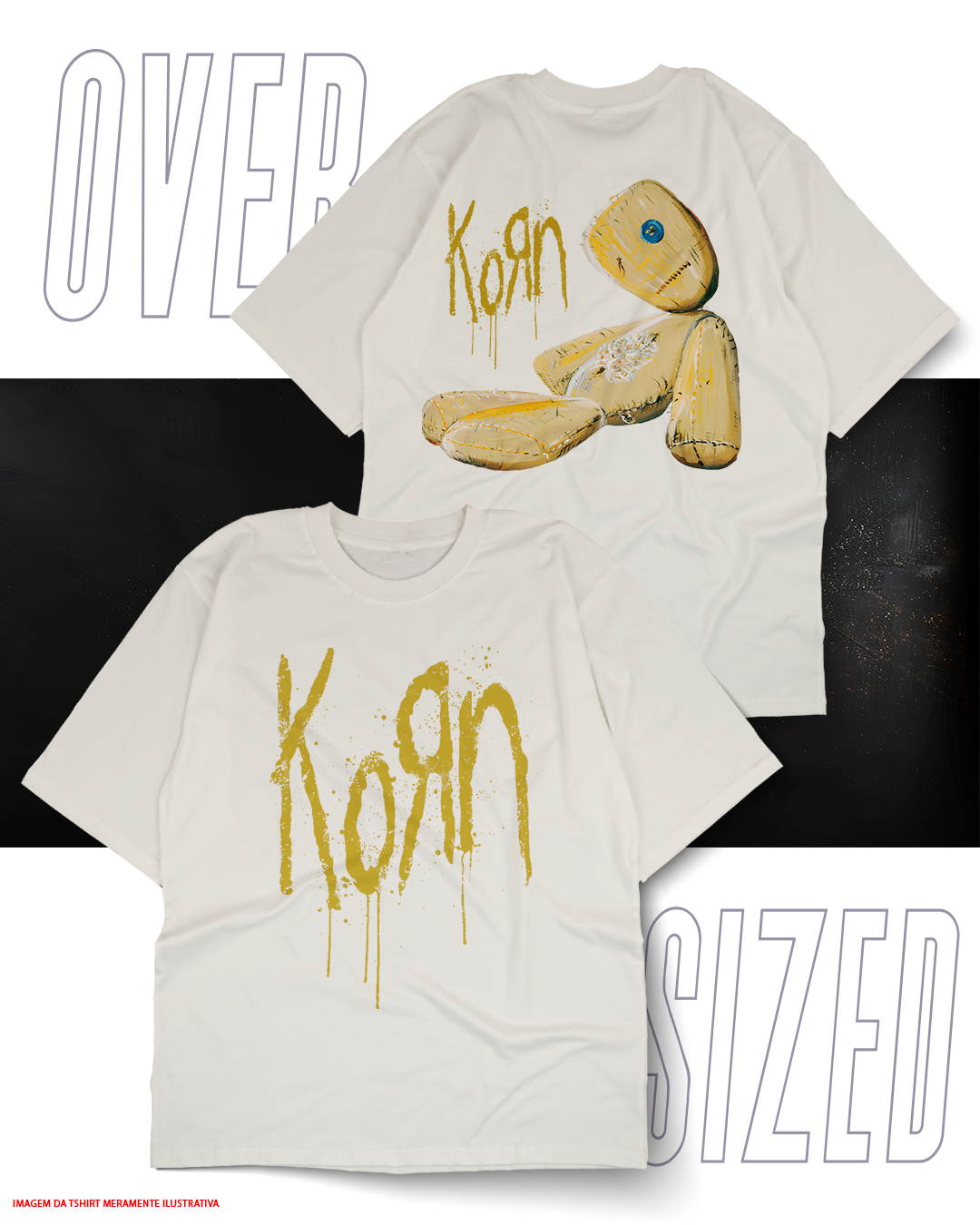 Oversized Unissex - Korn