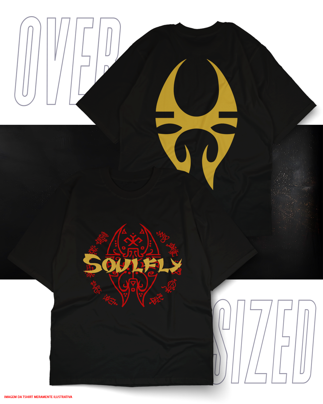 Oversized Unissex - Soulfly