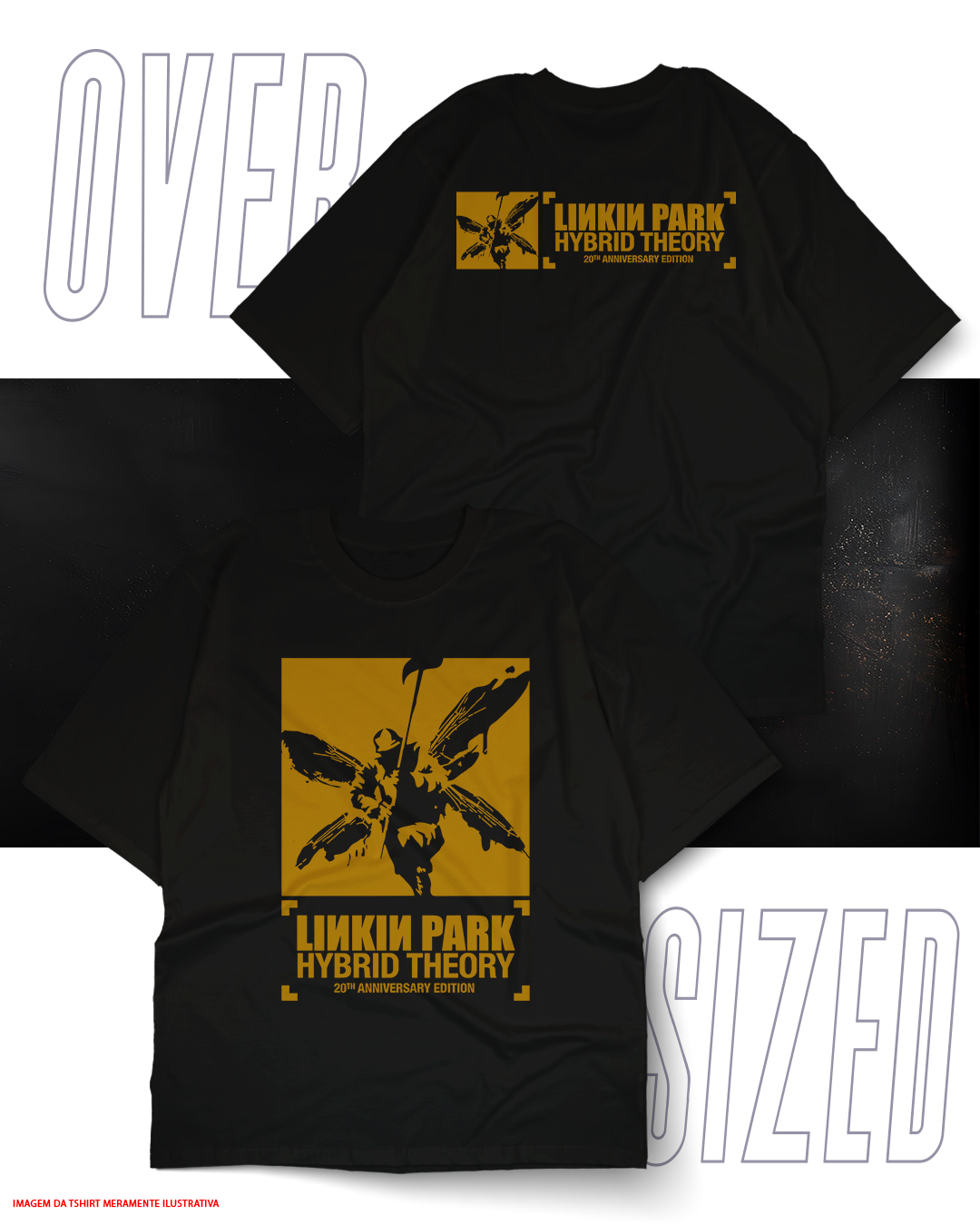 Oversized Unissex - Linkin Park