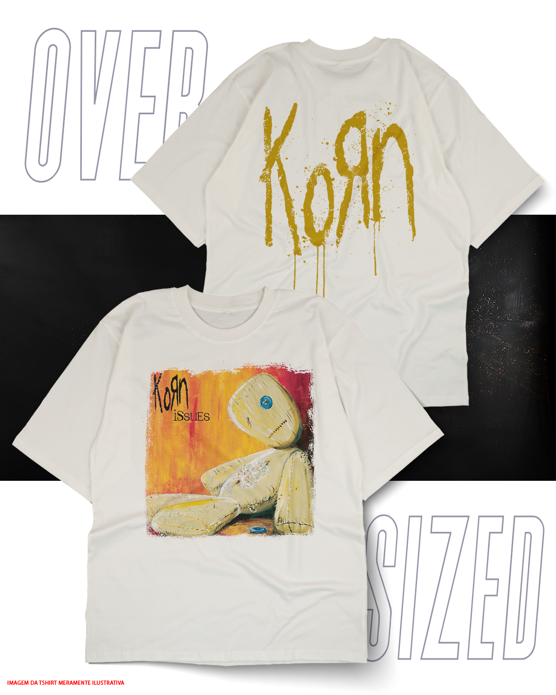 Oversized Unissex - Korn