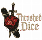 Logo da loja ThrashedDice