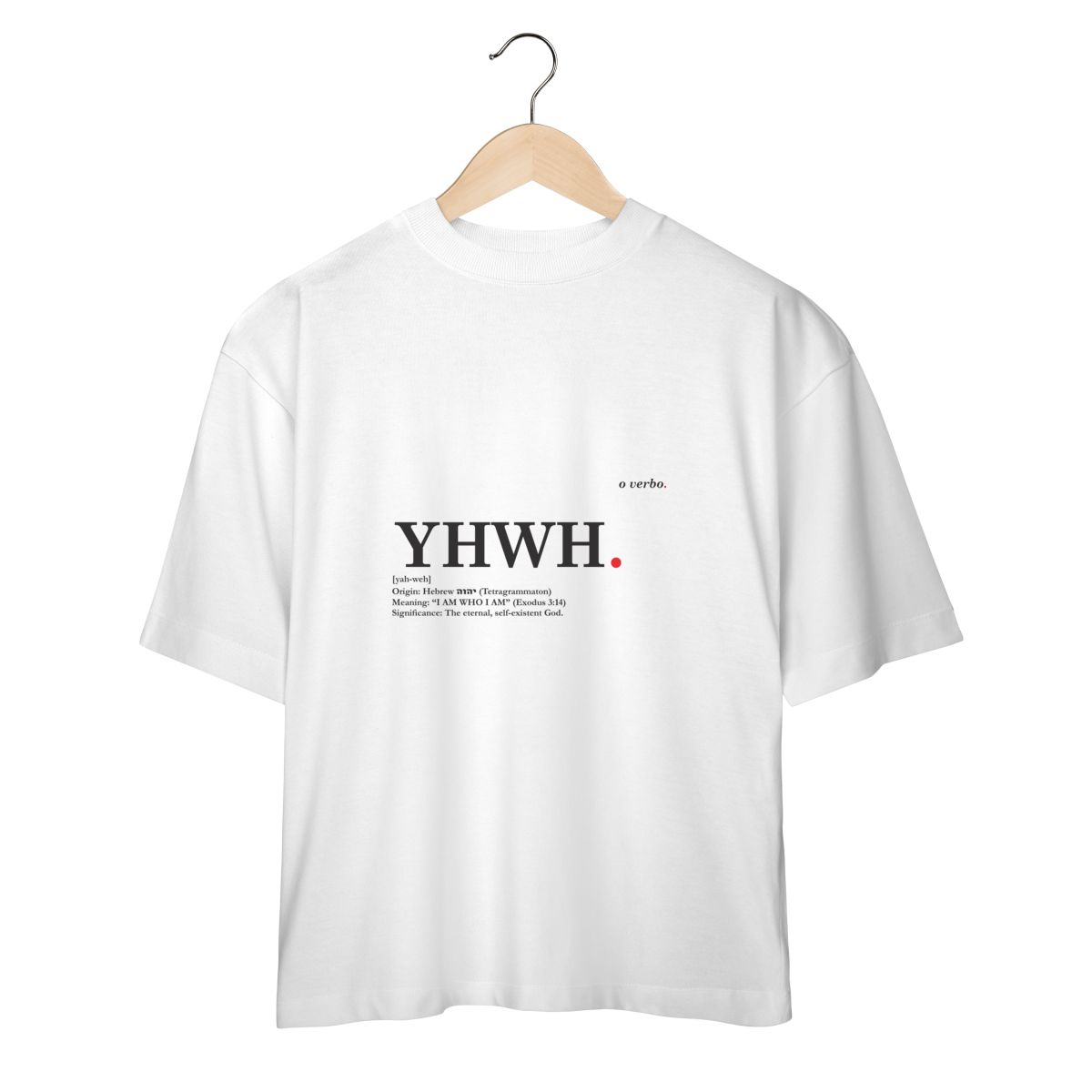 Oversized Tee YHWH. – The Eternal Name