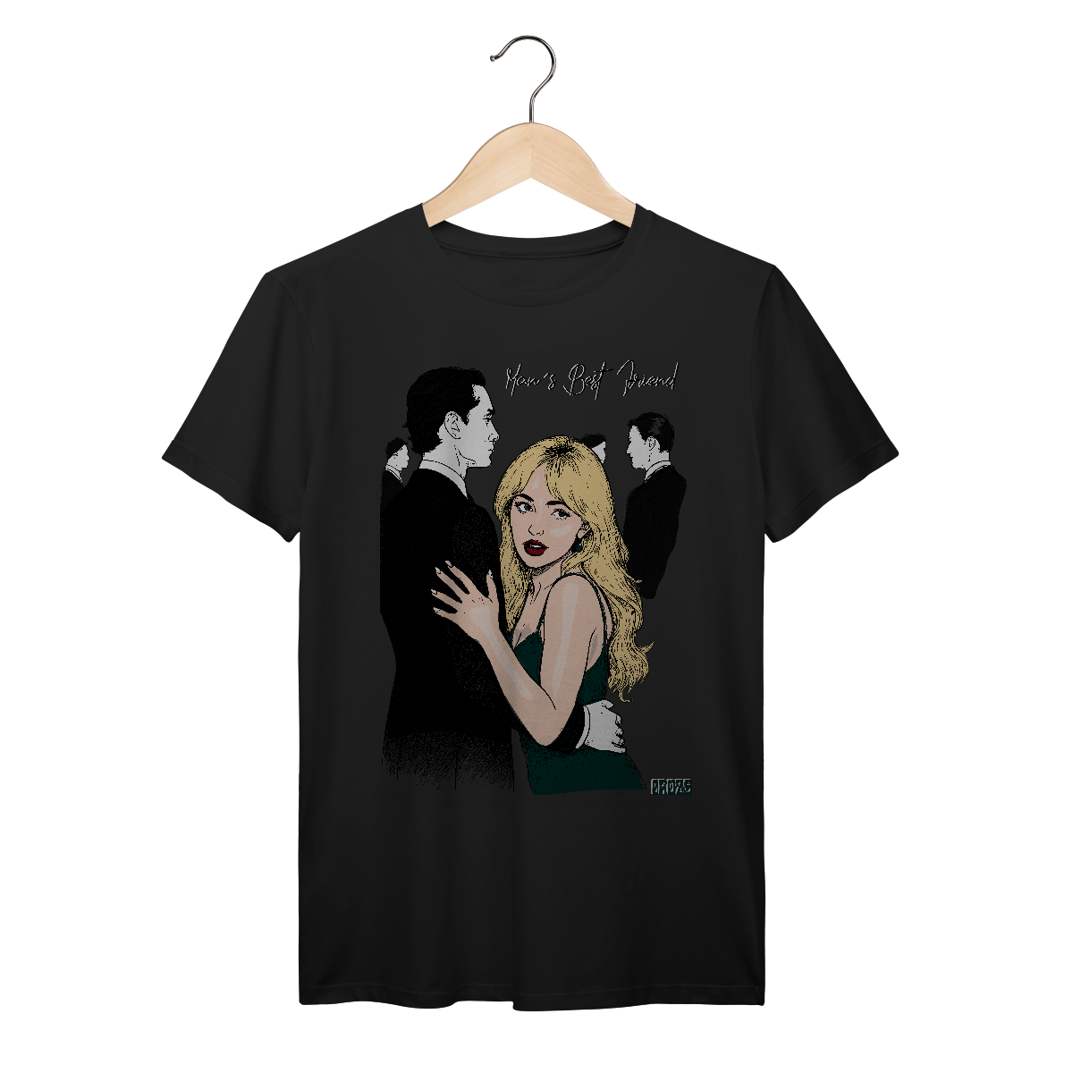 Camiseta Premium Mans Best Friend Sabrina Carpenter