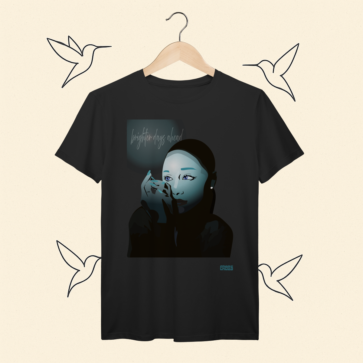 Camiseta Premium Ariana Grande Brighter Days Ahead