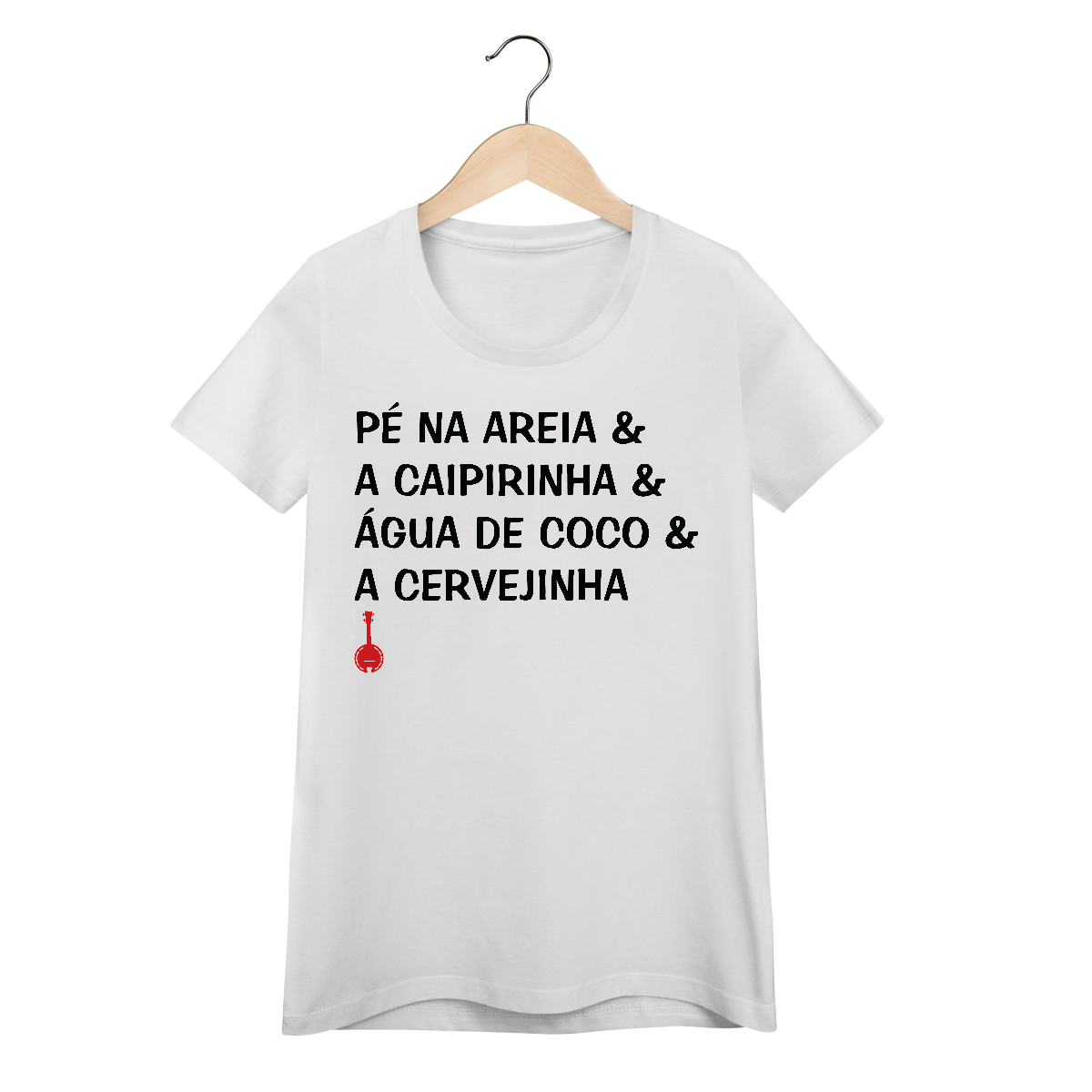 Baby Look Pé na Areia