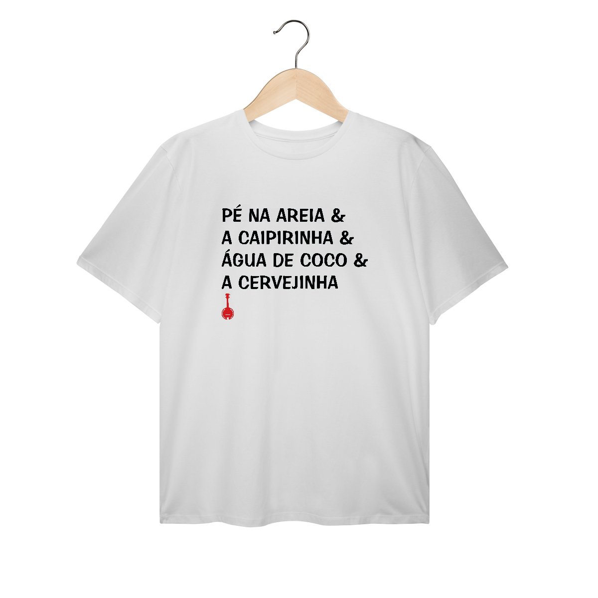 Camiseta Plus Size Pé na Areia