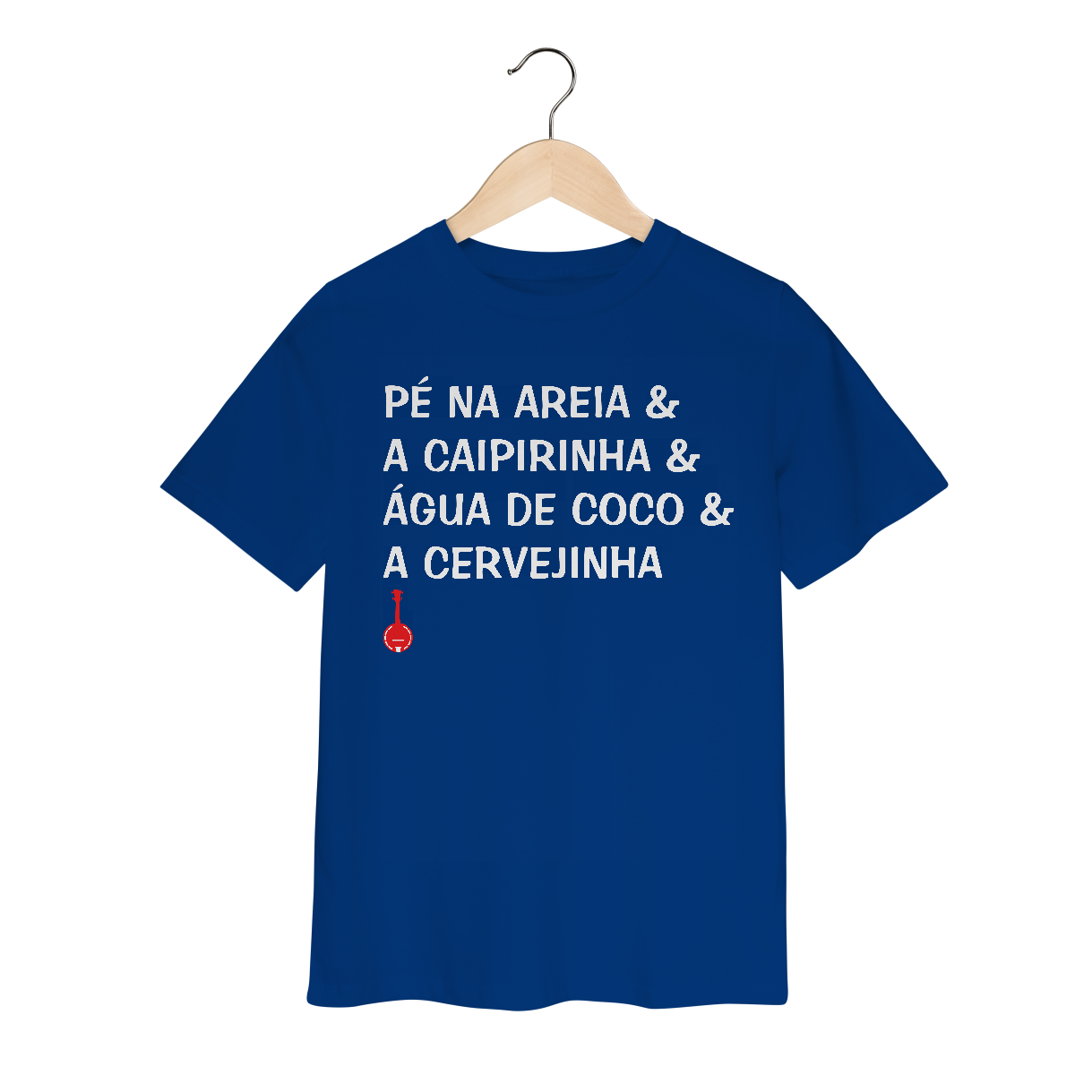 Camiseta Infantil Pé na Areia