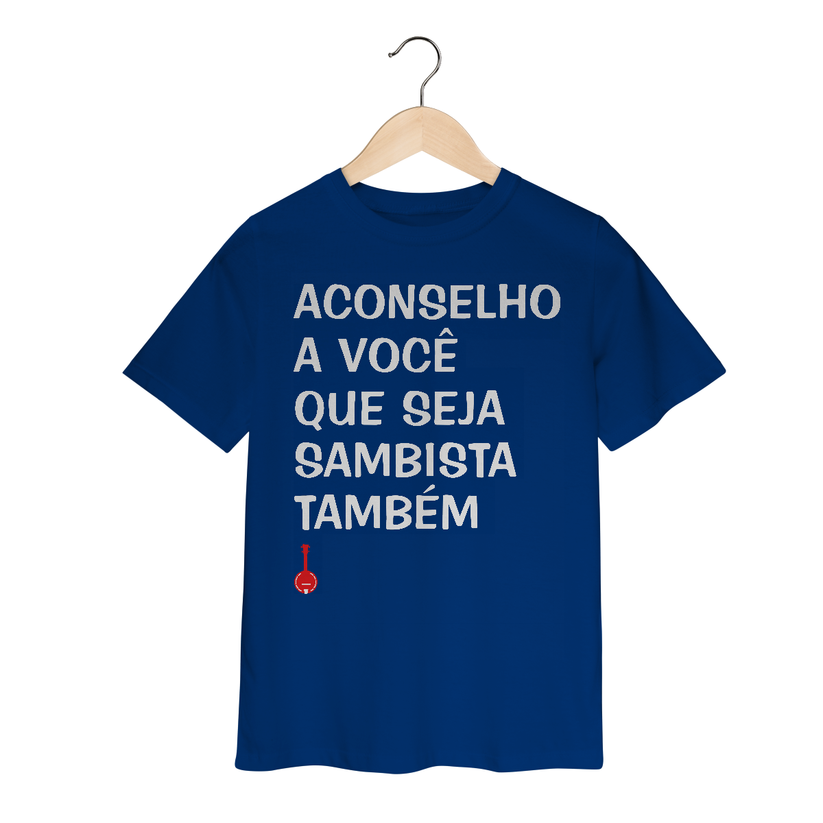 Camiseta Infantil Seja Sambista Também
