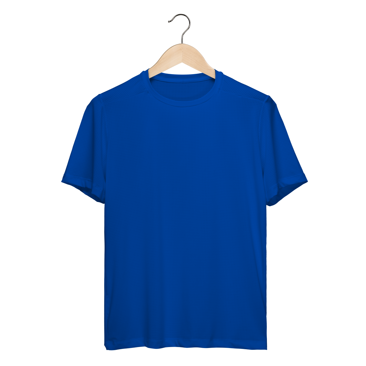 Camiseta de Corrida Azul Royal Dry Fit