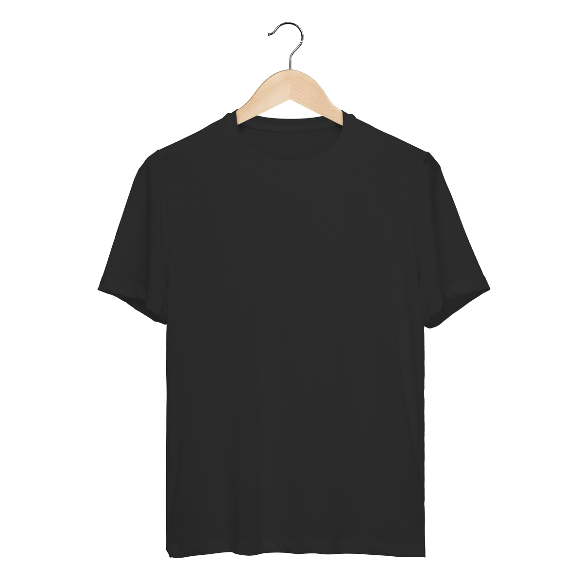 Camiseta de Corrida Preta Dry Fit