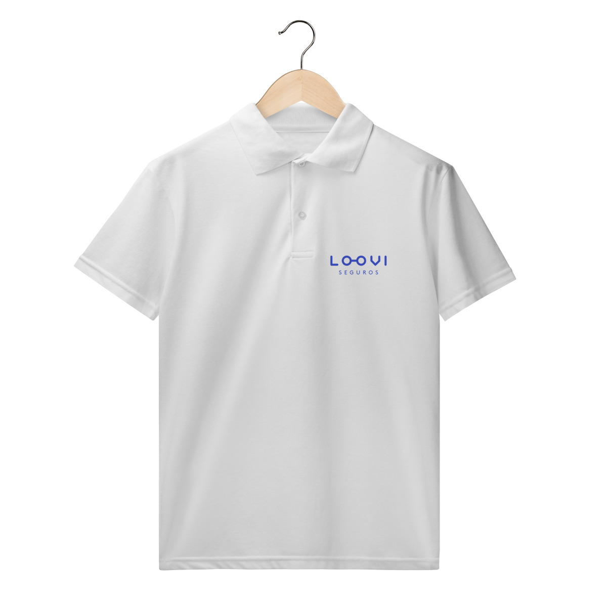 POLO MASCULINA (FRENTE E COSTAS) - LOOVI AZUL