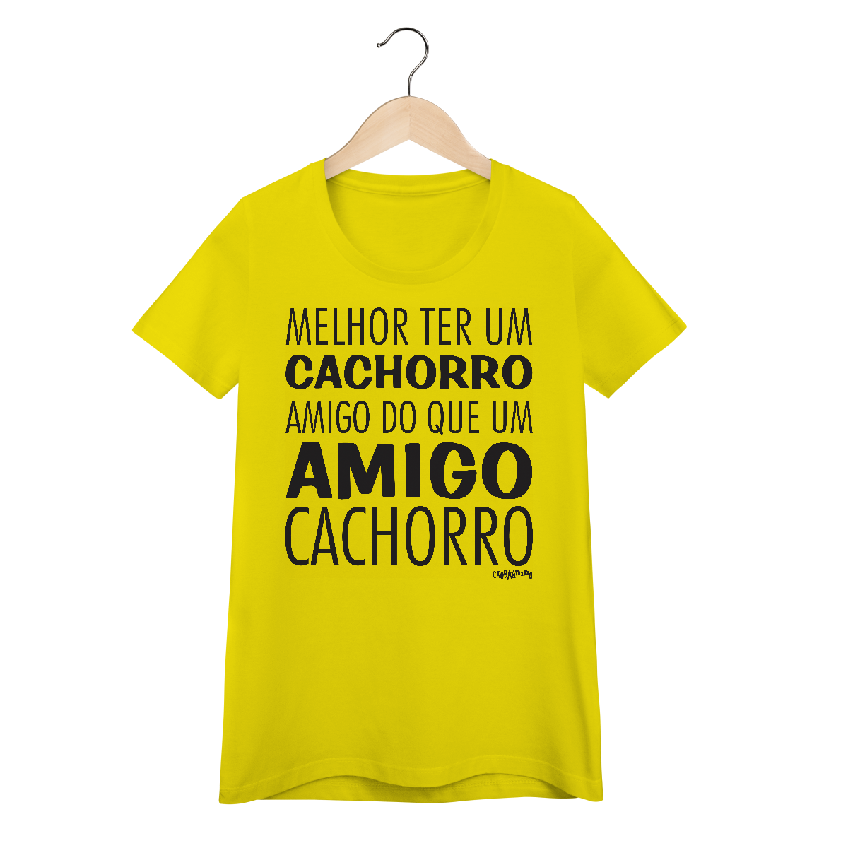 Baby Look Cachorro Amigo ou Amigo Cachorro