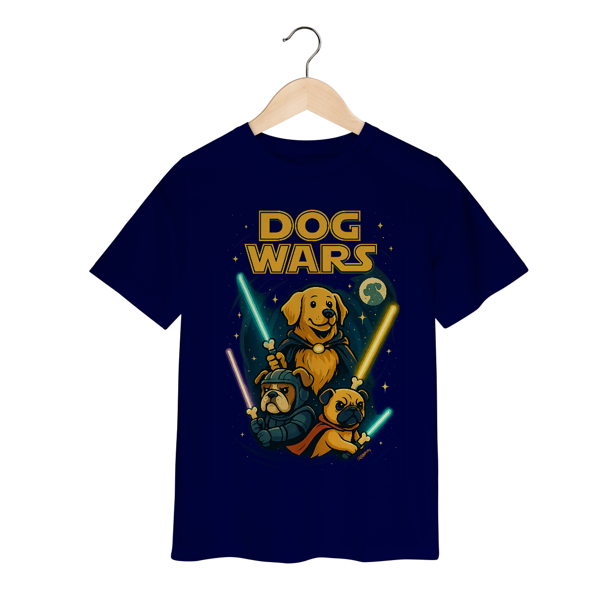 Camiseta Infantil Dog Wars