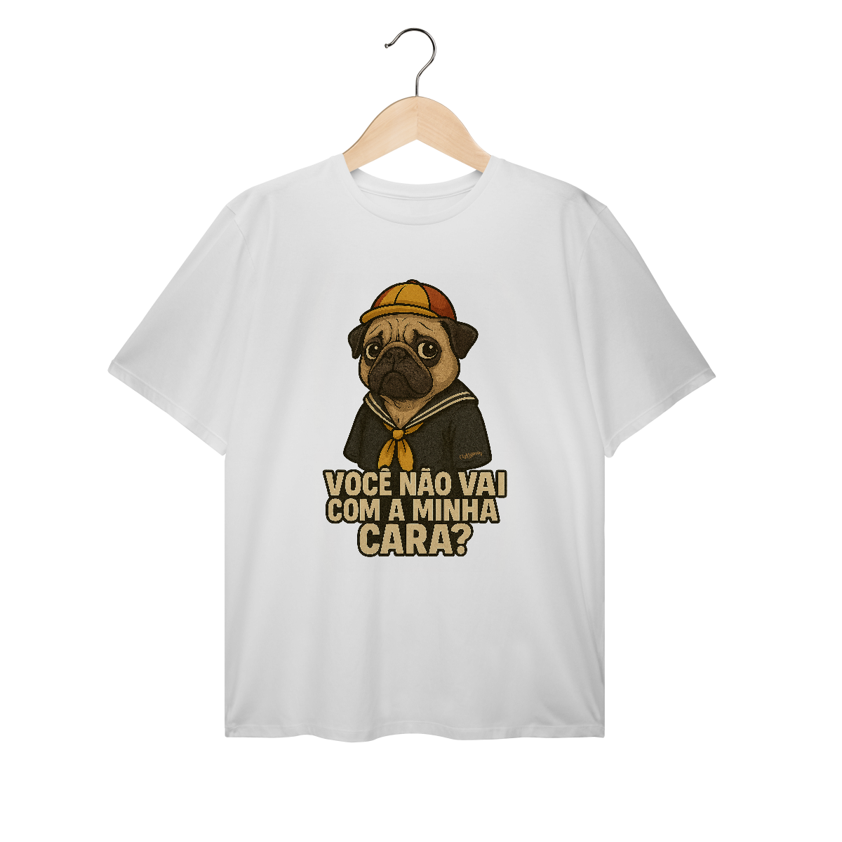 Camiseta Plus Size Cachorro Quico