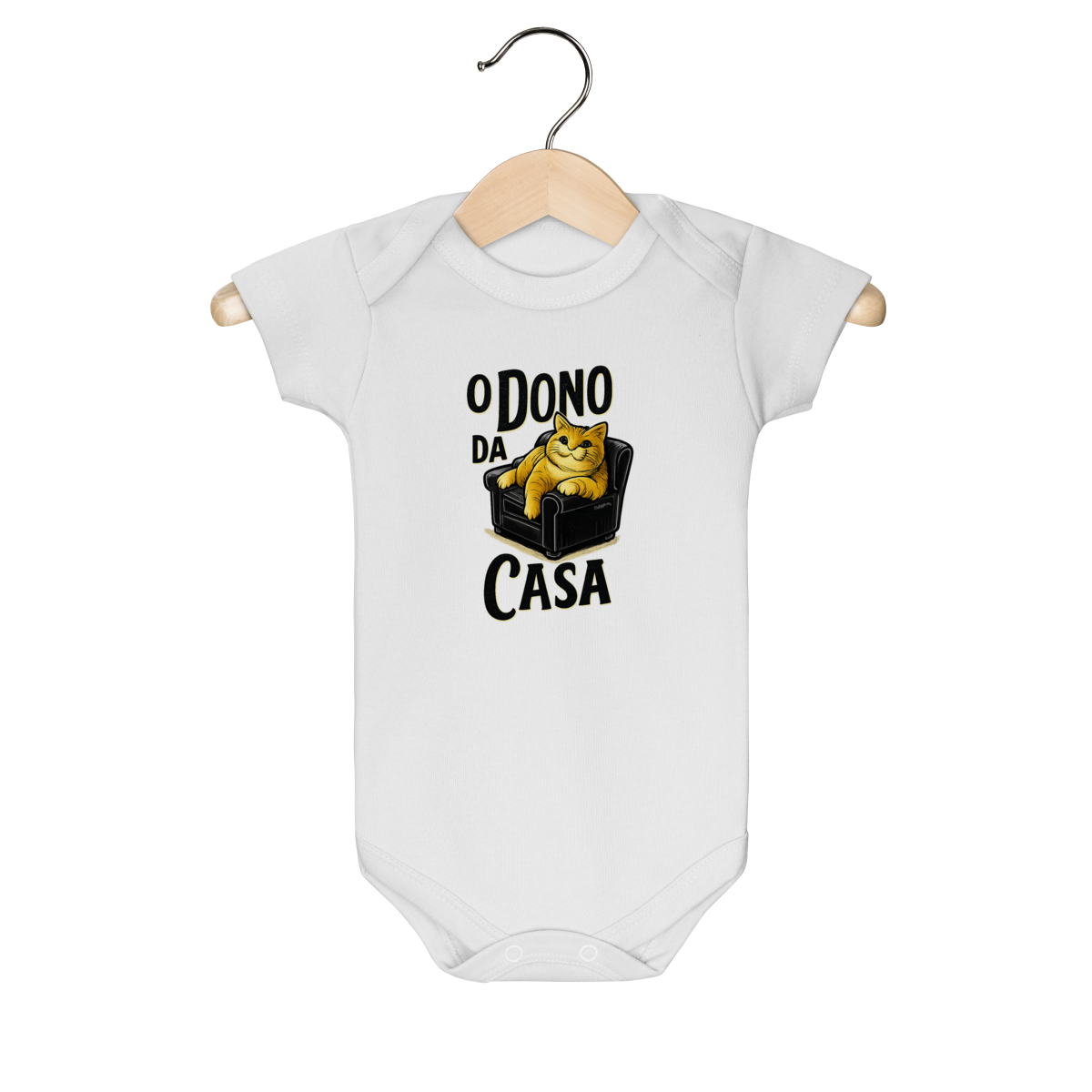 Body Bebê Gato - O Dono da Casa