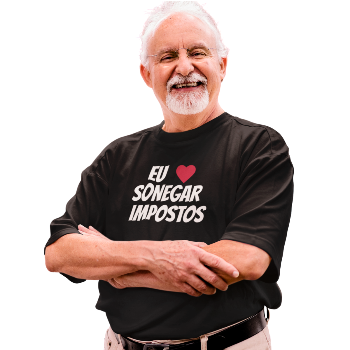 CAMISETA SONEGAR IMPOSTO - COLEÇÃO JOAQUIN TEIXEIRA
